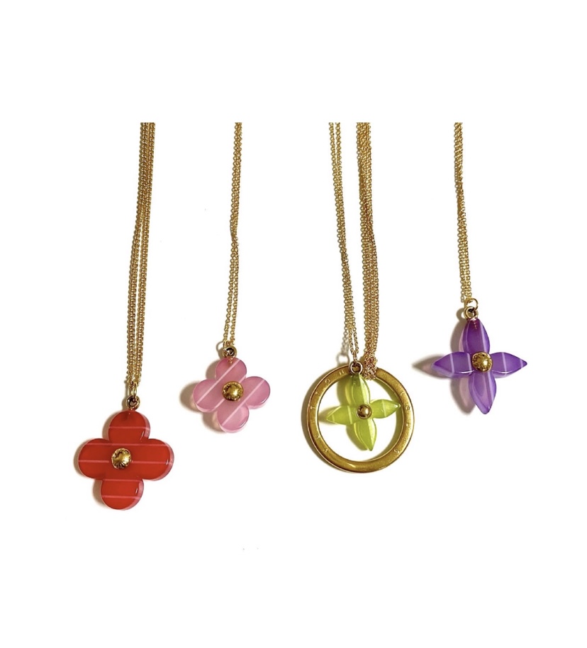 Louis Vuitton colorful cham necklace