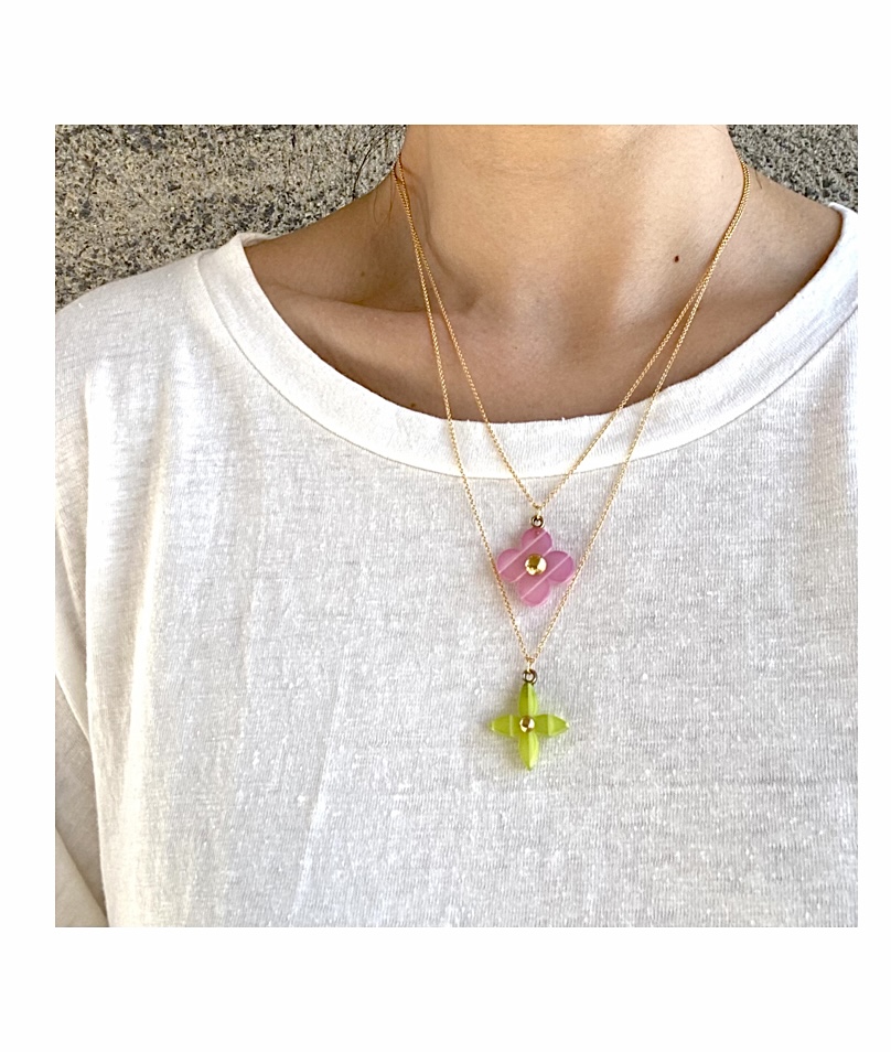 Louis Vuitton colorful cham necklace