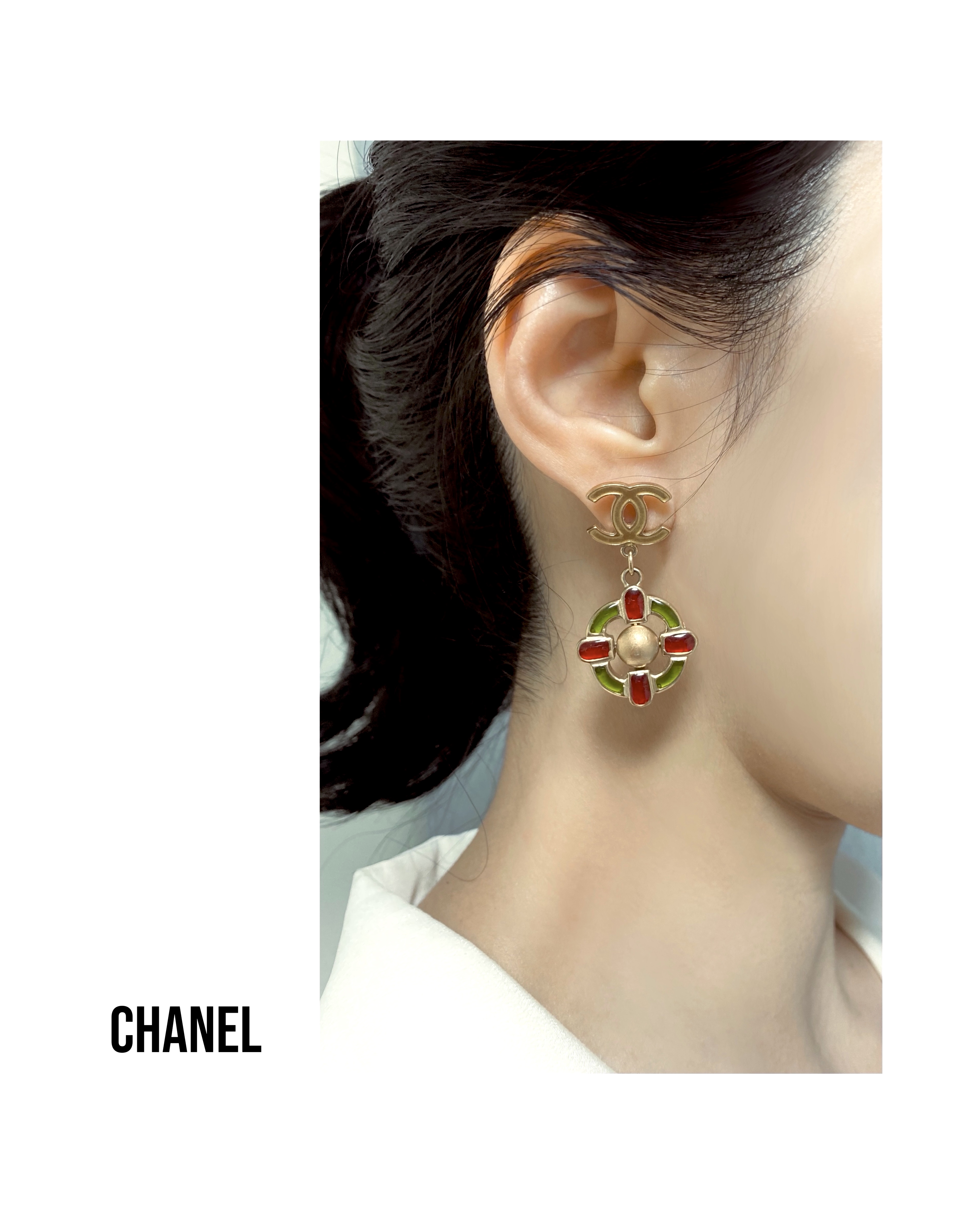 2007년도 CHANEL vintage earring