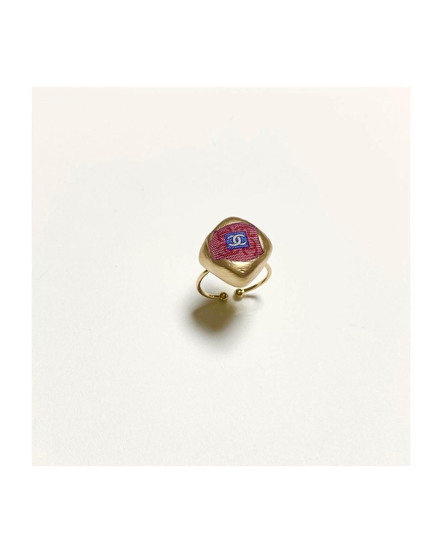 CHANEL rose CC ring no.23