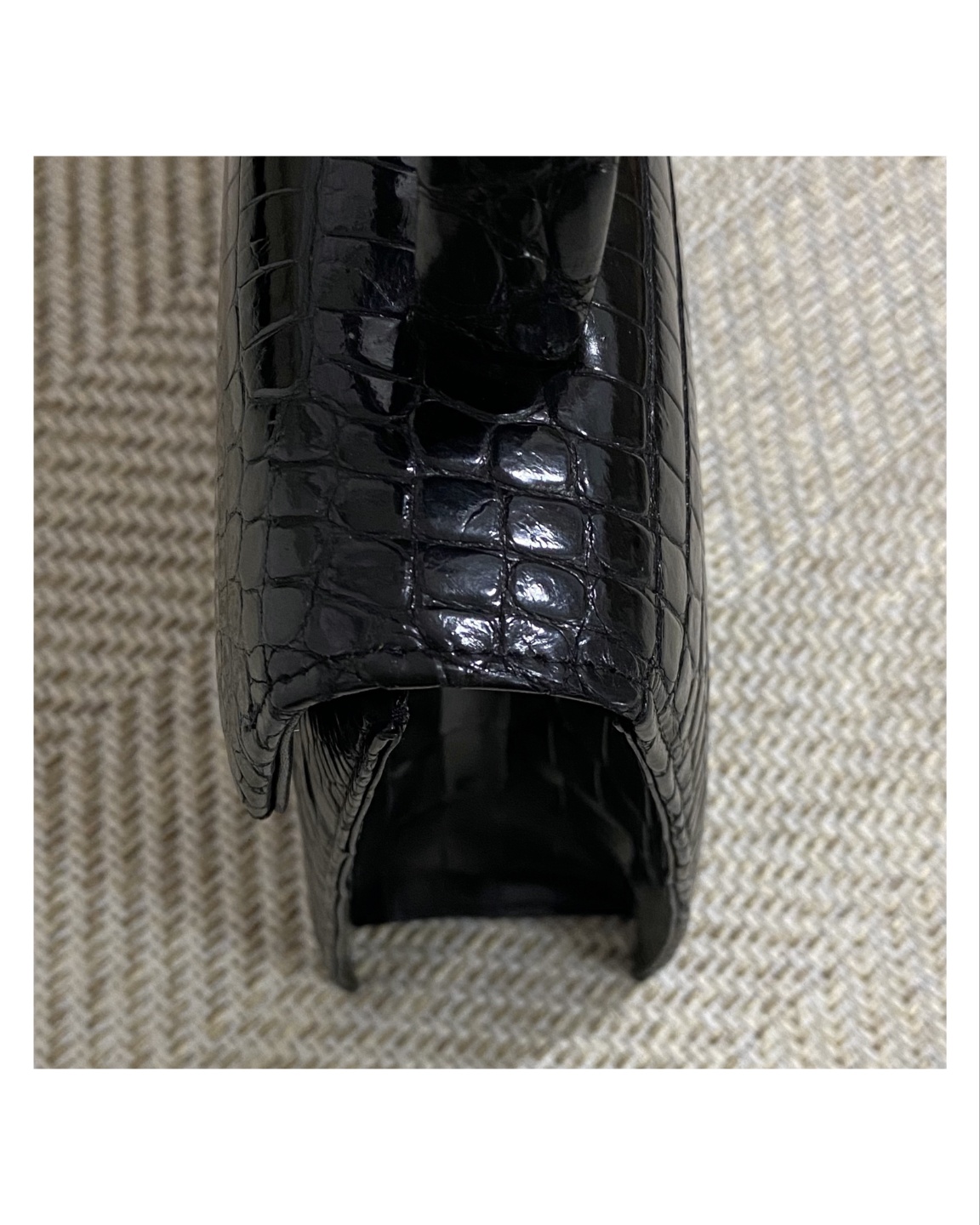 Vintage crocodile tote bag no.13