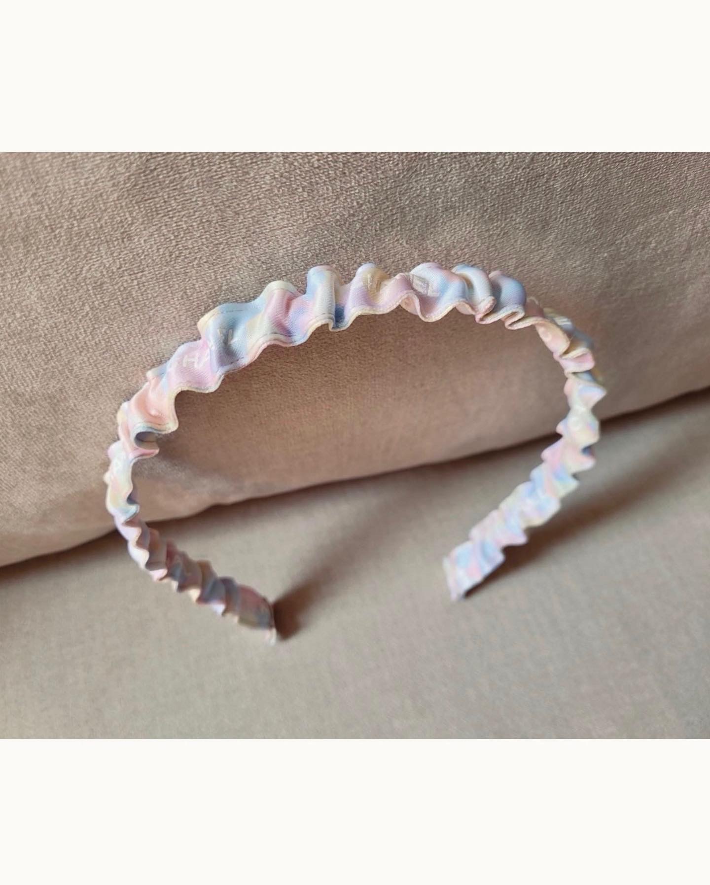 CHANEL pastel shirring hair band no.42