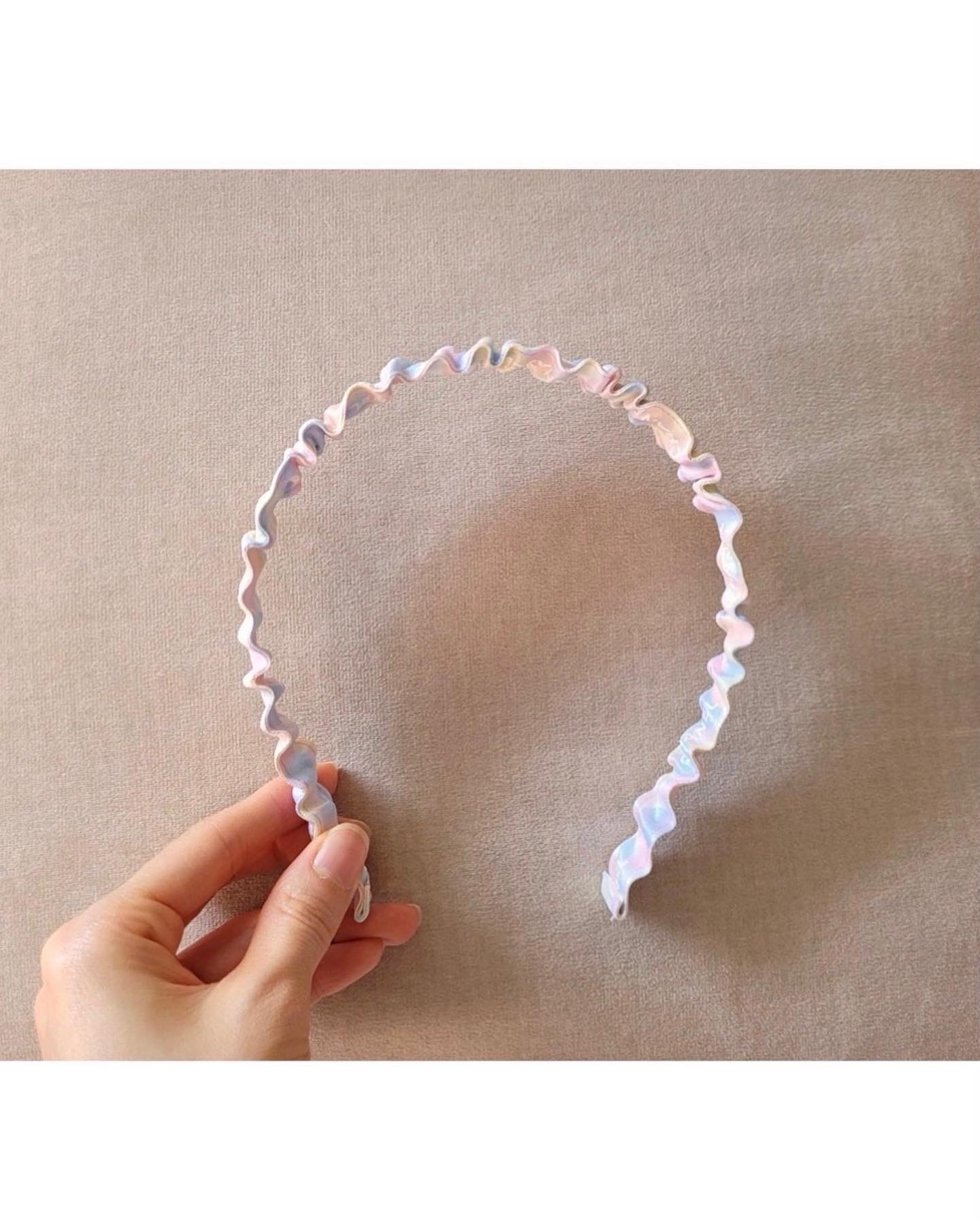 CHANEL pastel shirring hair band no.42