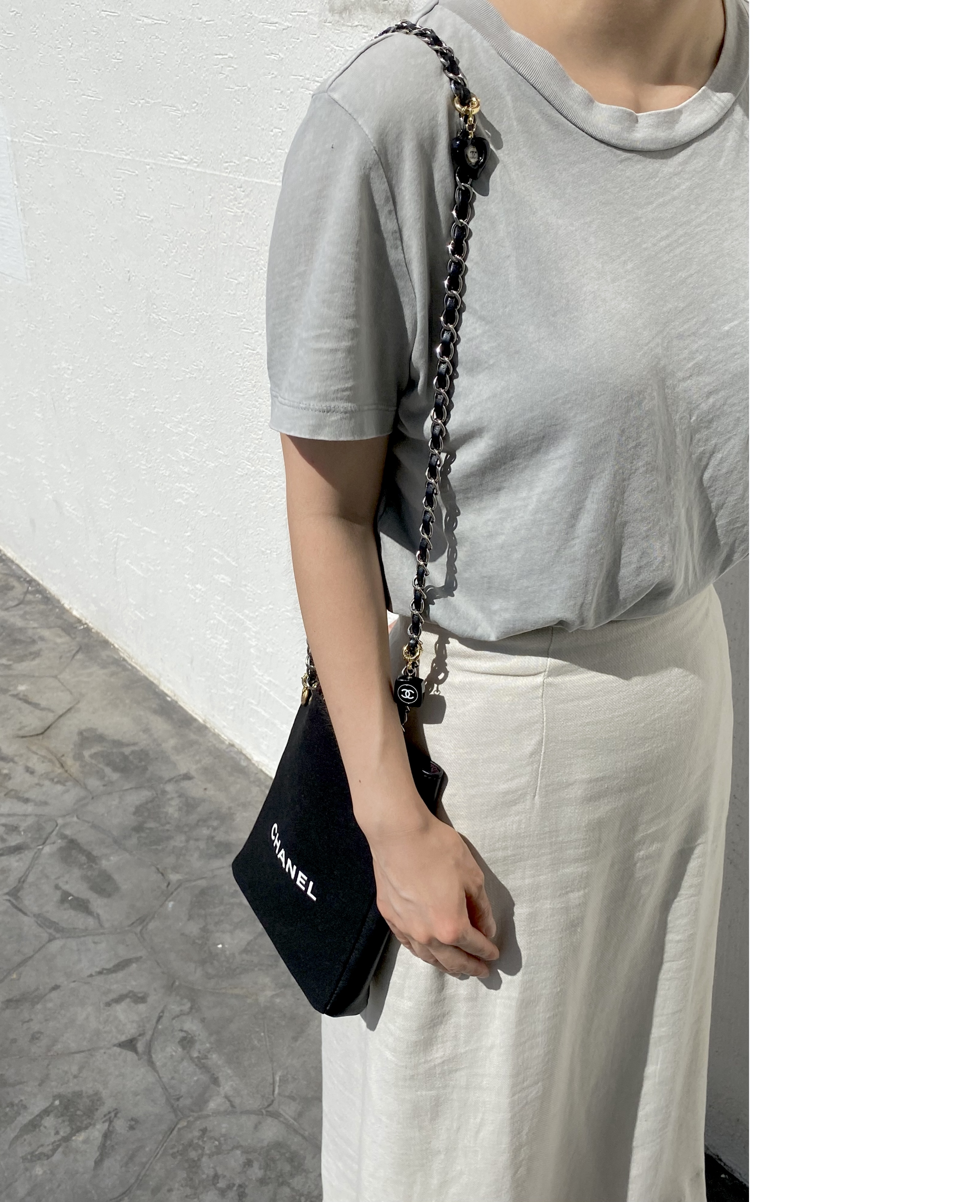 CHANEL bag charm series (silk button)