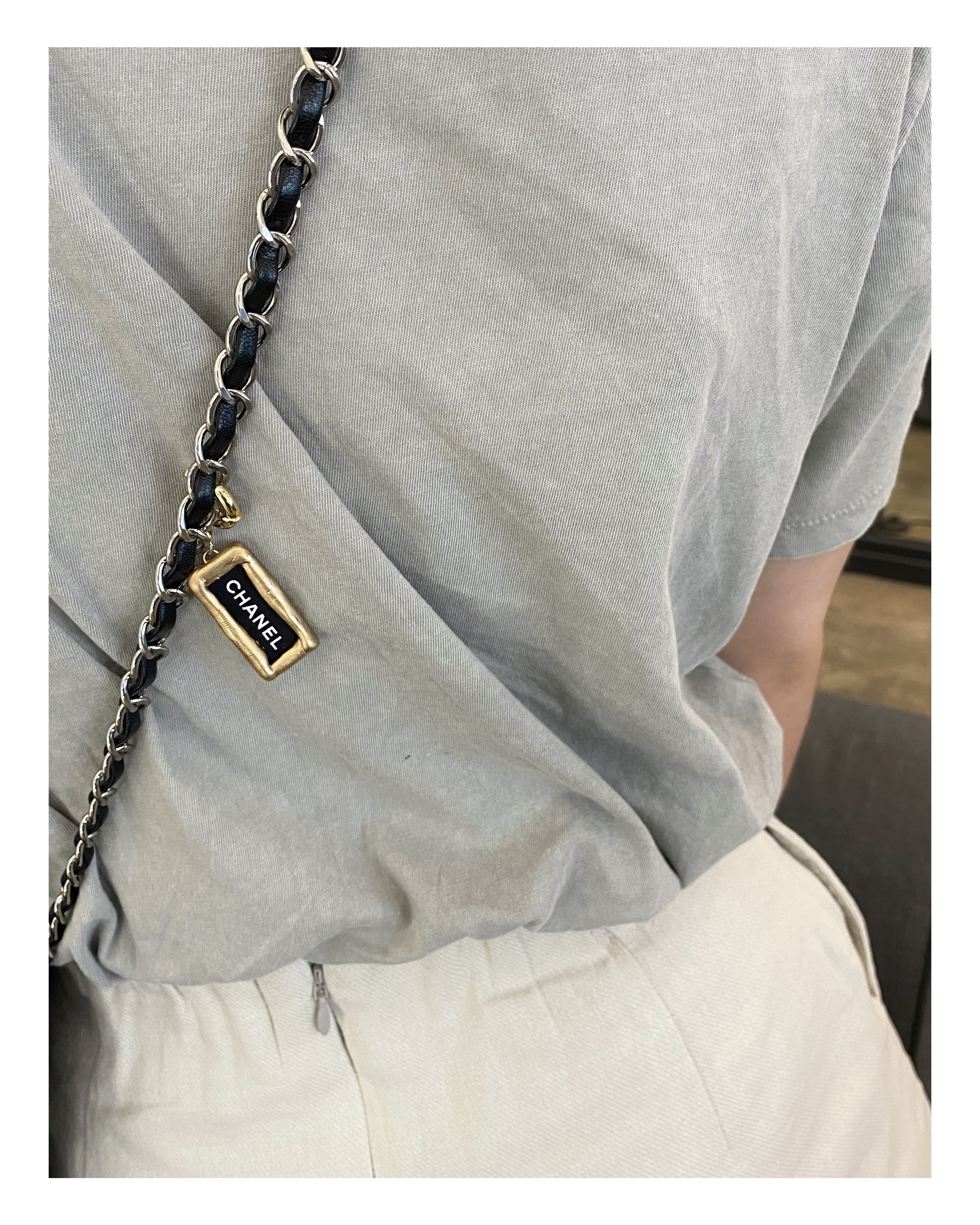 CHANEL bag charm series (silk button)