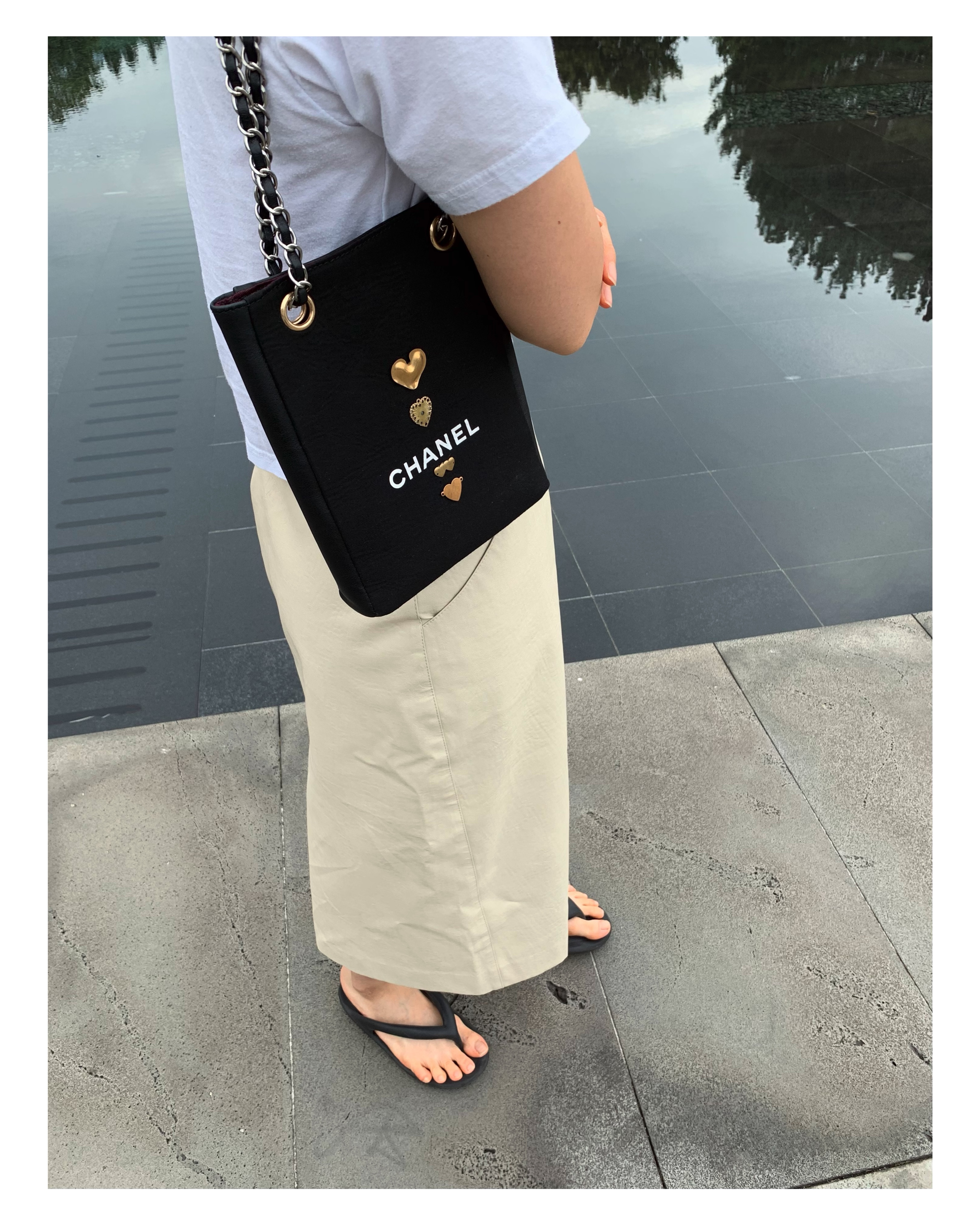 CHANEL dust X leather Initial bag (Heart edition) no.33