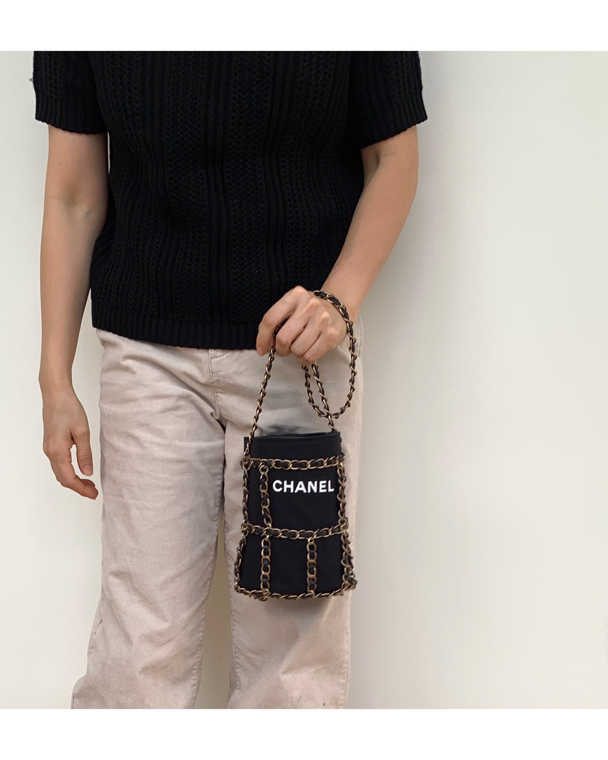 CHANEL cage chain bag no.37