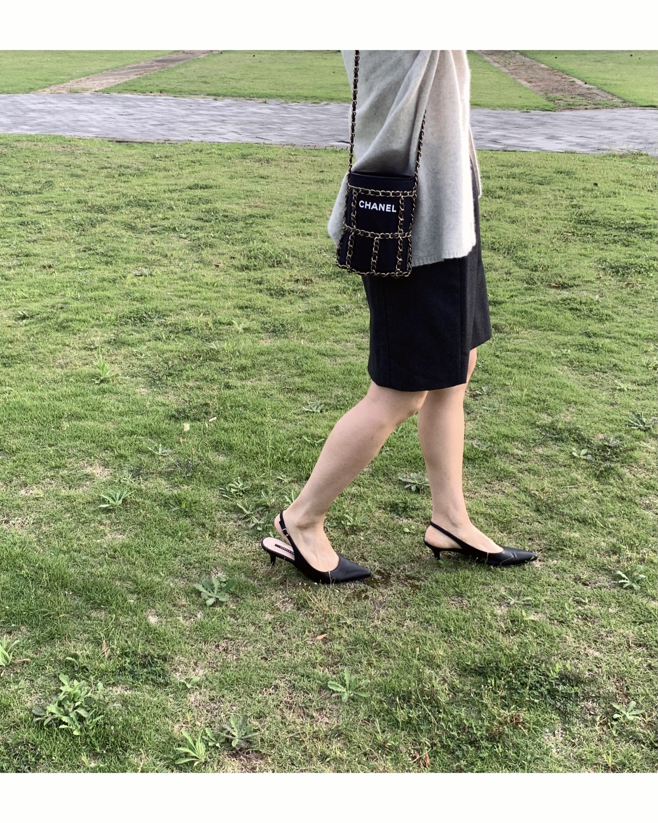 CHANEL cage chain bag no.37