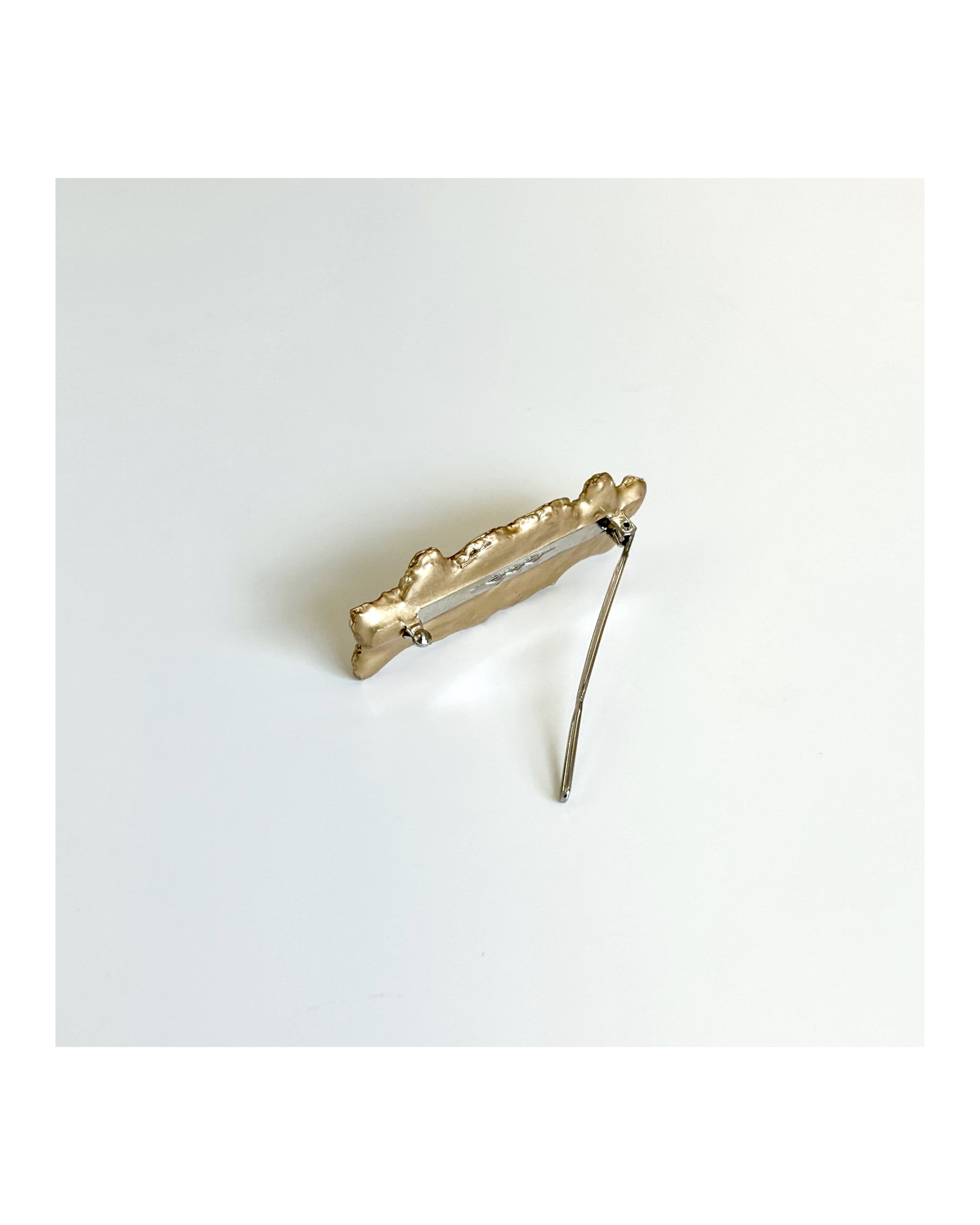 CHANEL silk star CC hair clip no.63