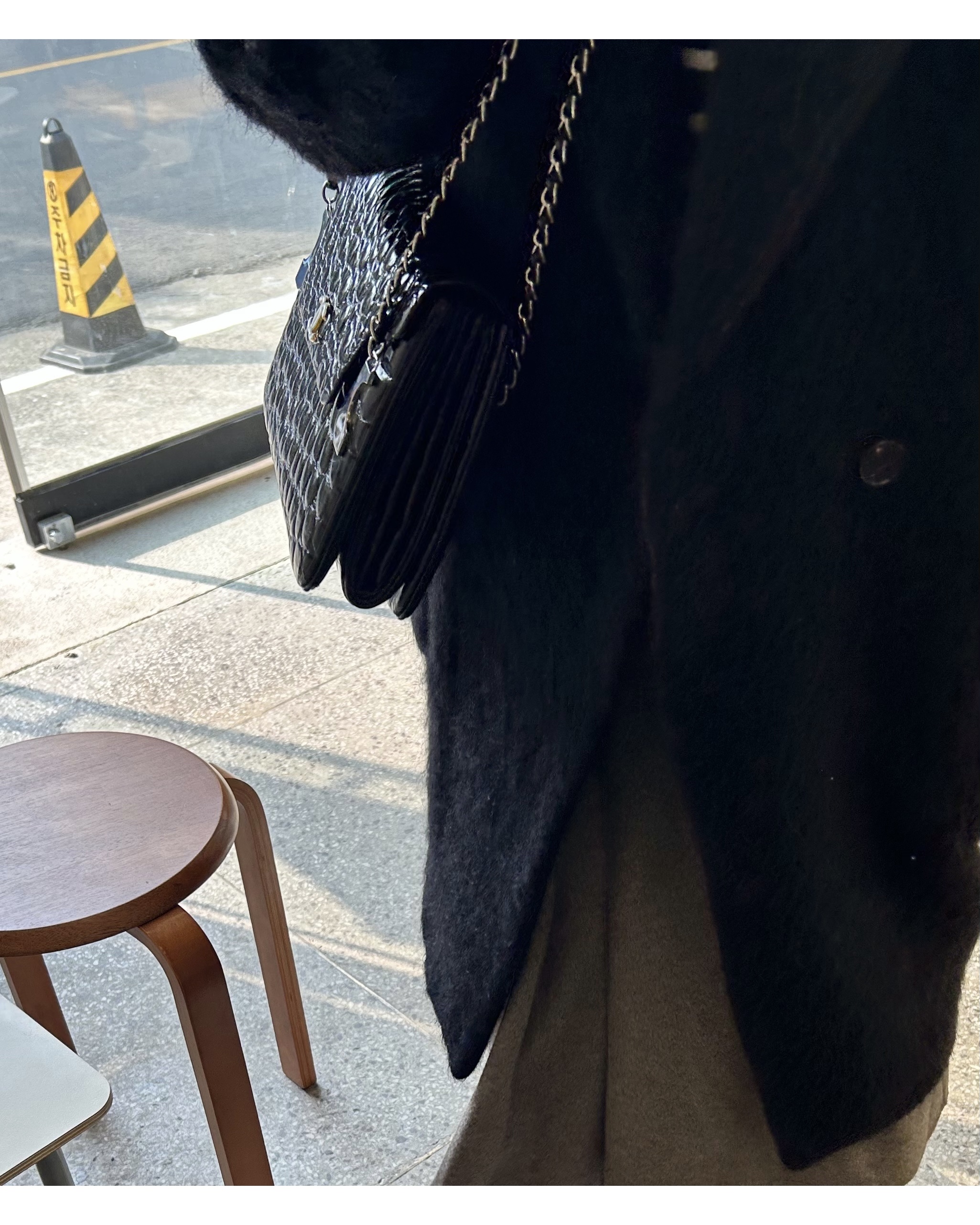 GENUINE vintage crocodile bag X CHANEL hanger CC objet no.37