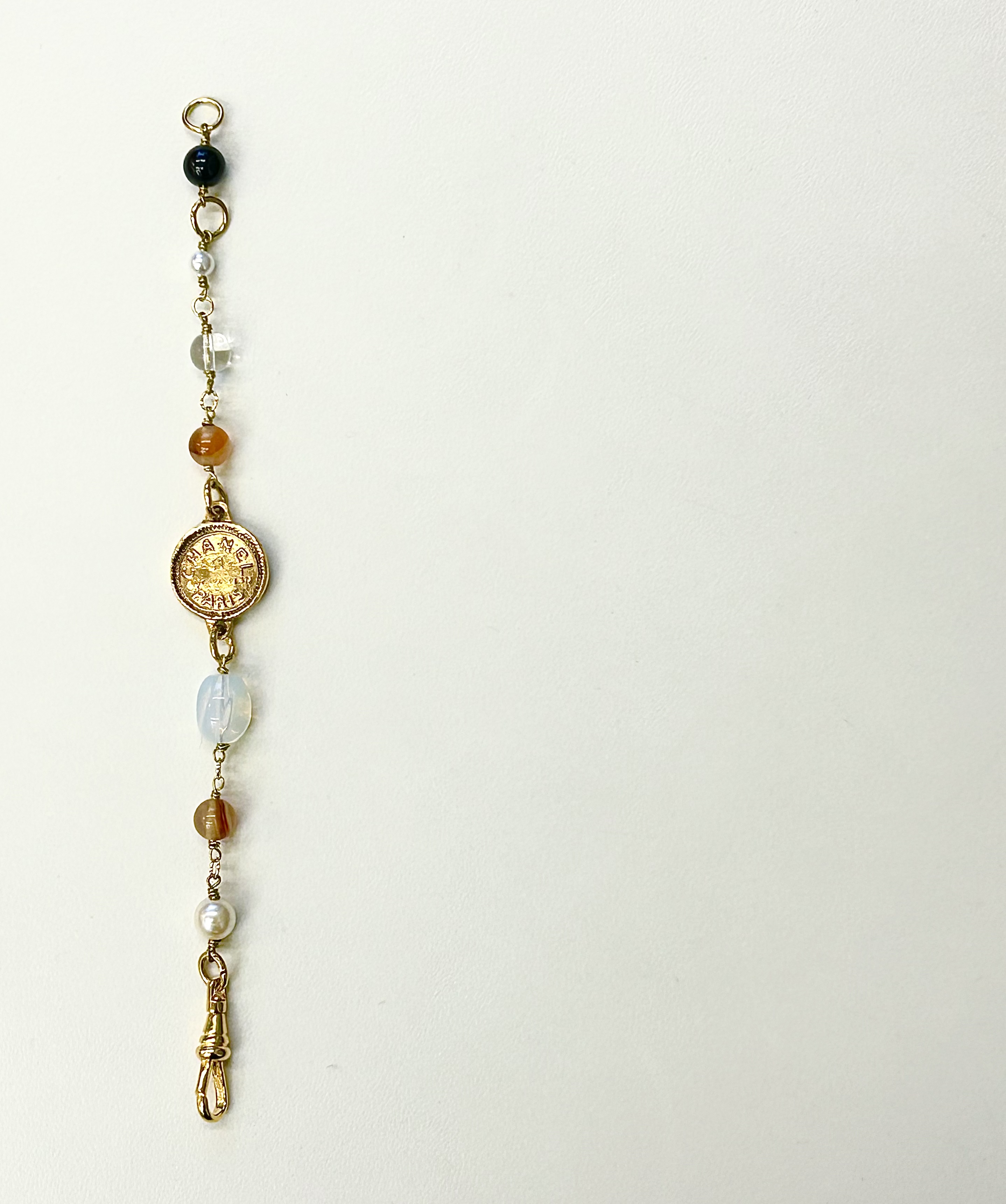 VINTAGE CHANEL 31 RUE CAMBON PARIS pendant & gemstone bracelet