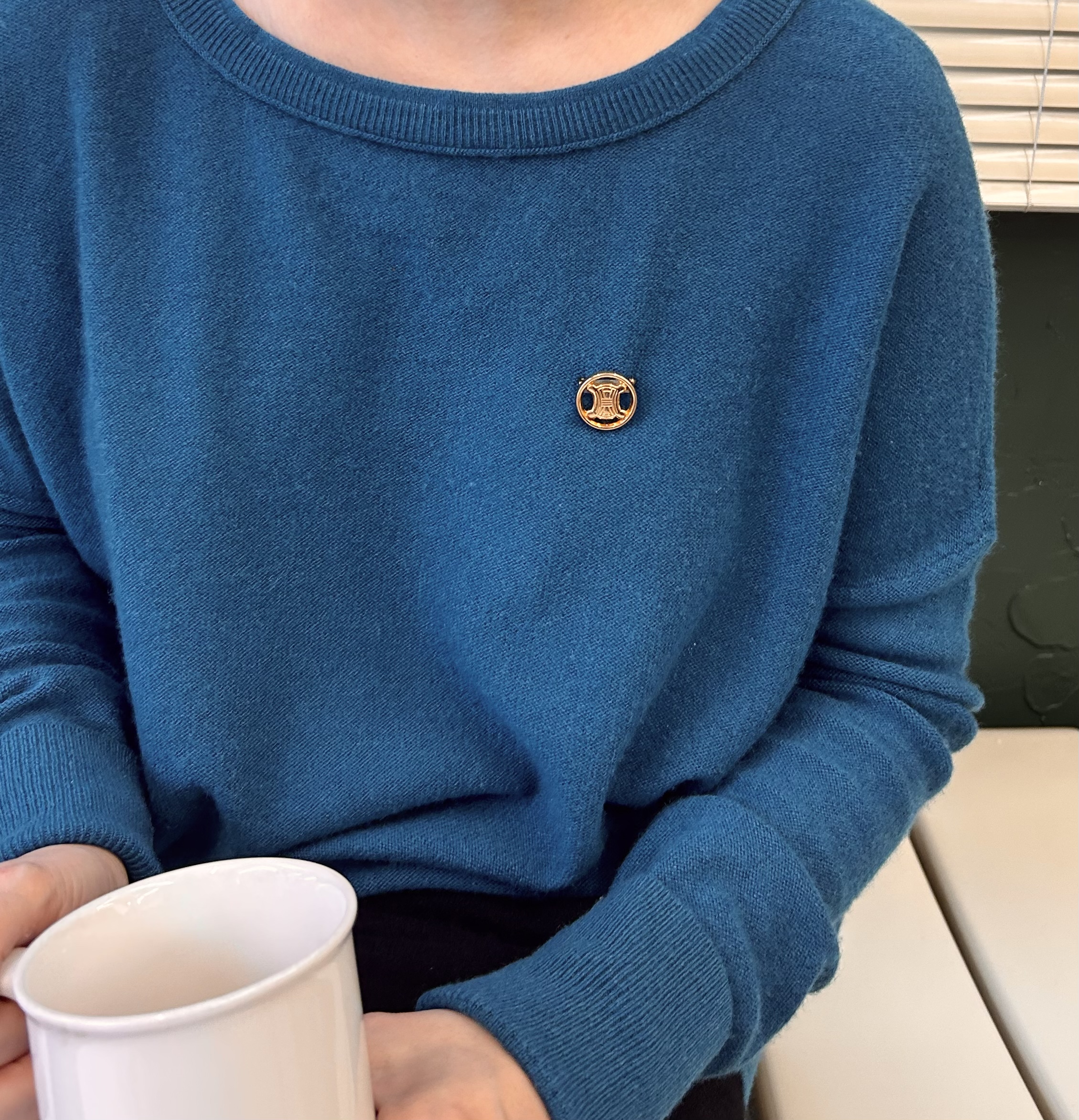 CELINE triomphe button no.105