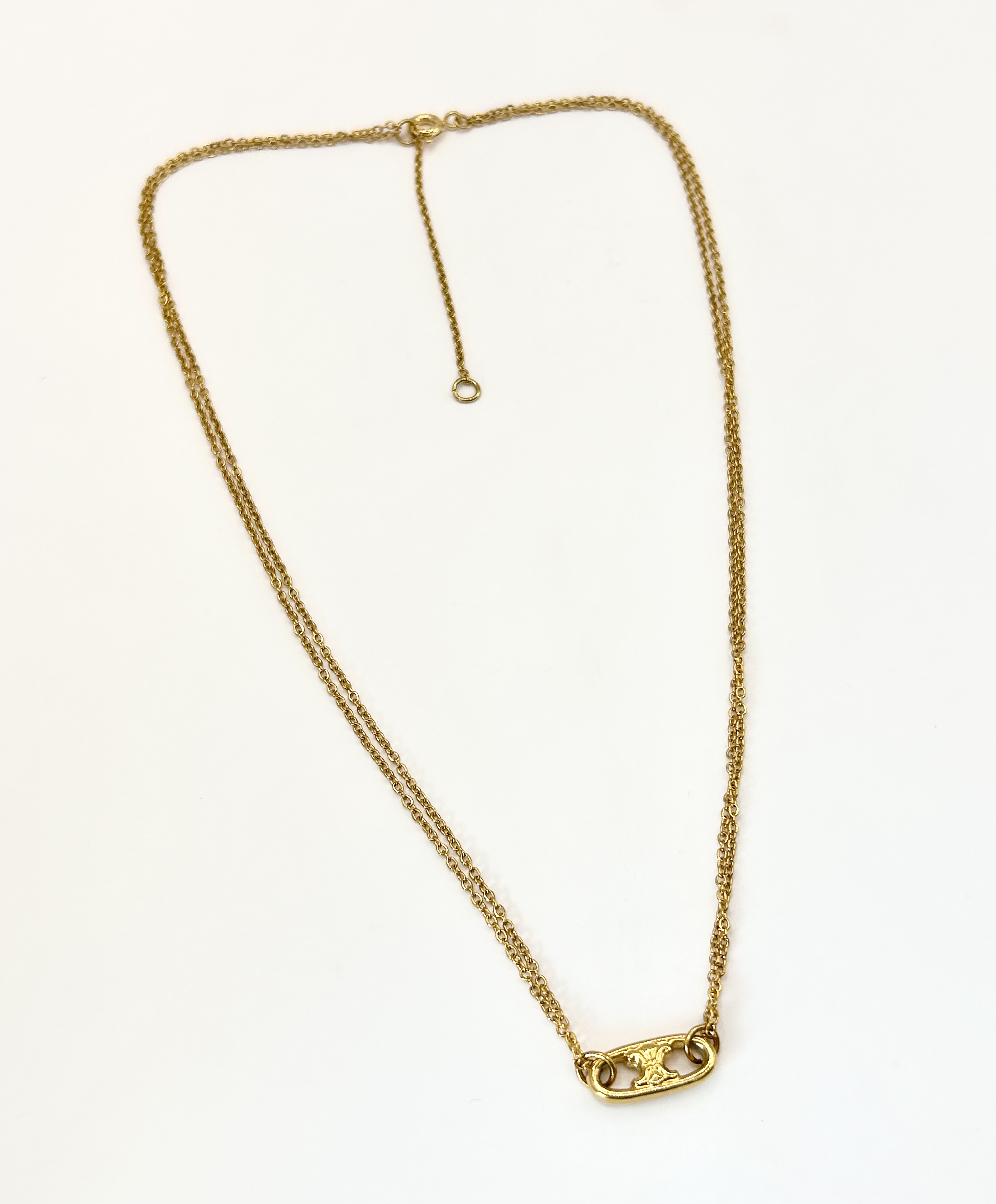 CELINE triomphe necklace