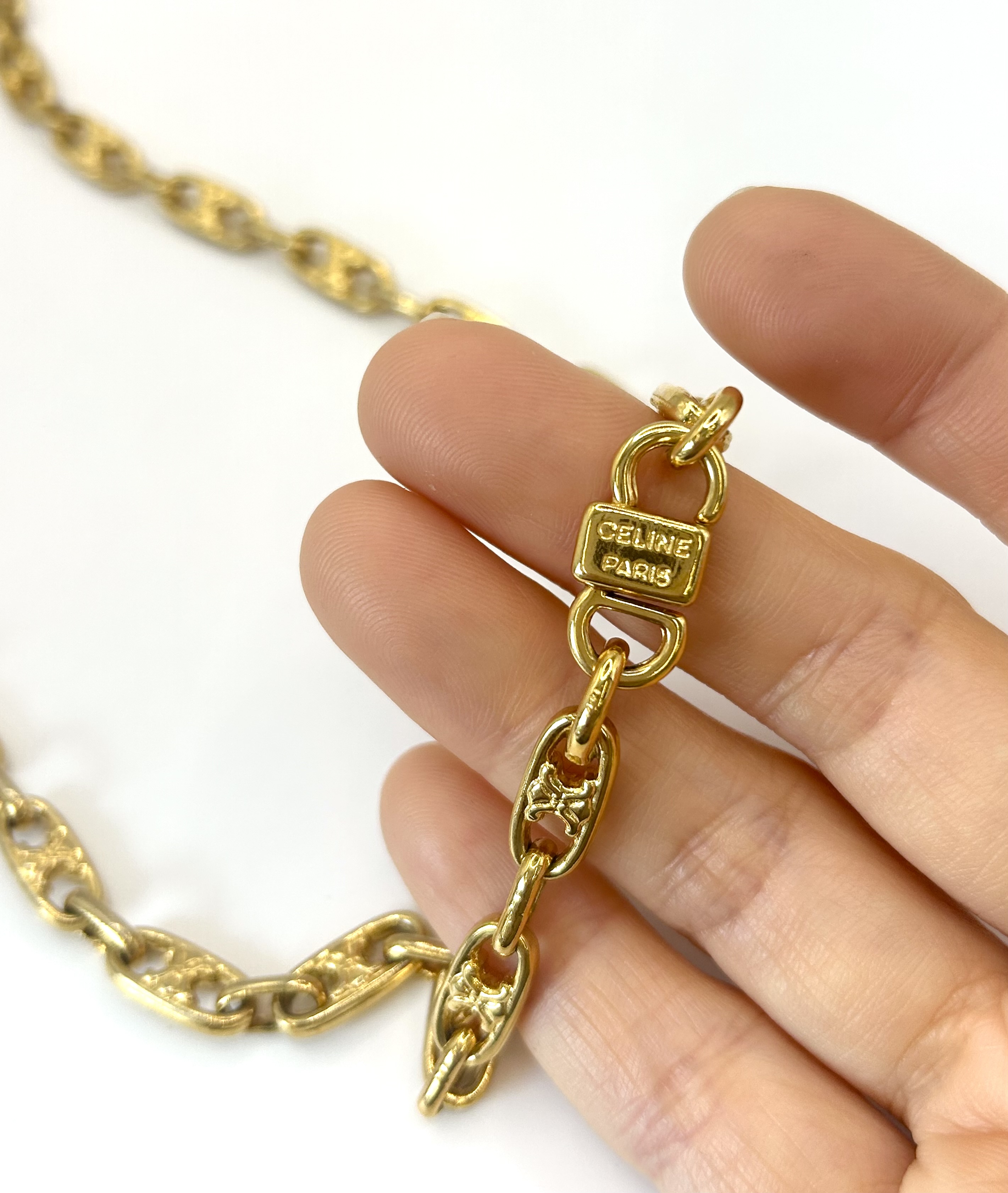 CELINE triomphe necklace
