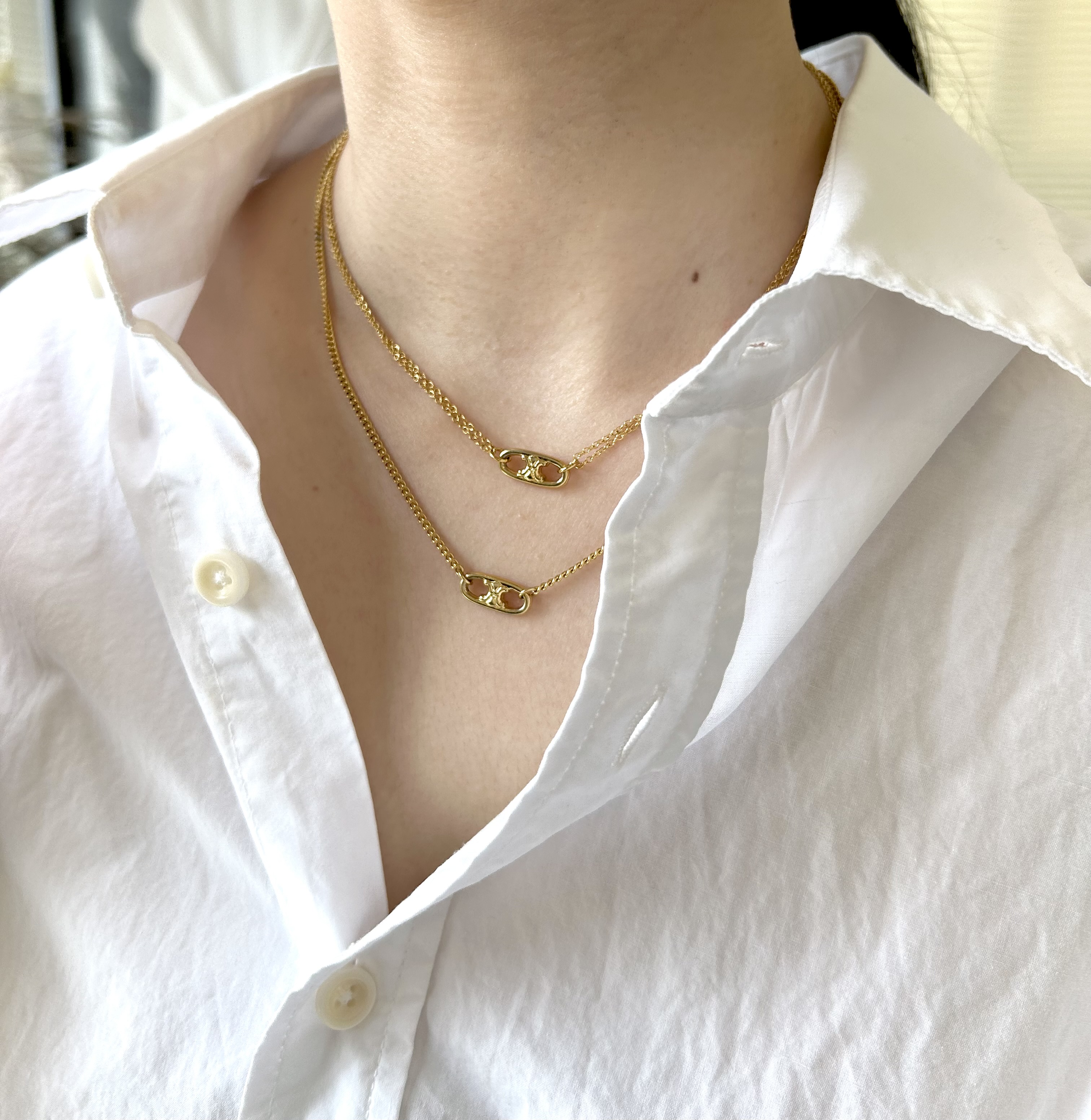 CELINE triomphe necklace