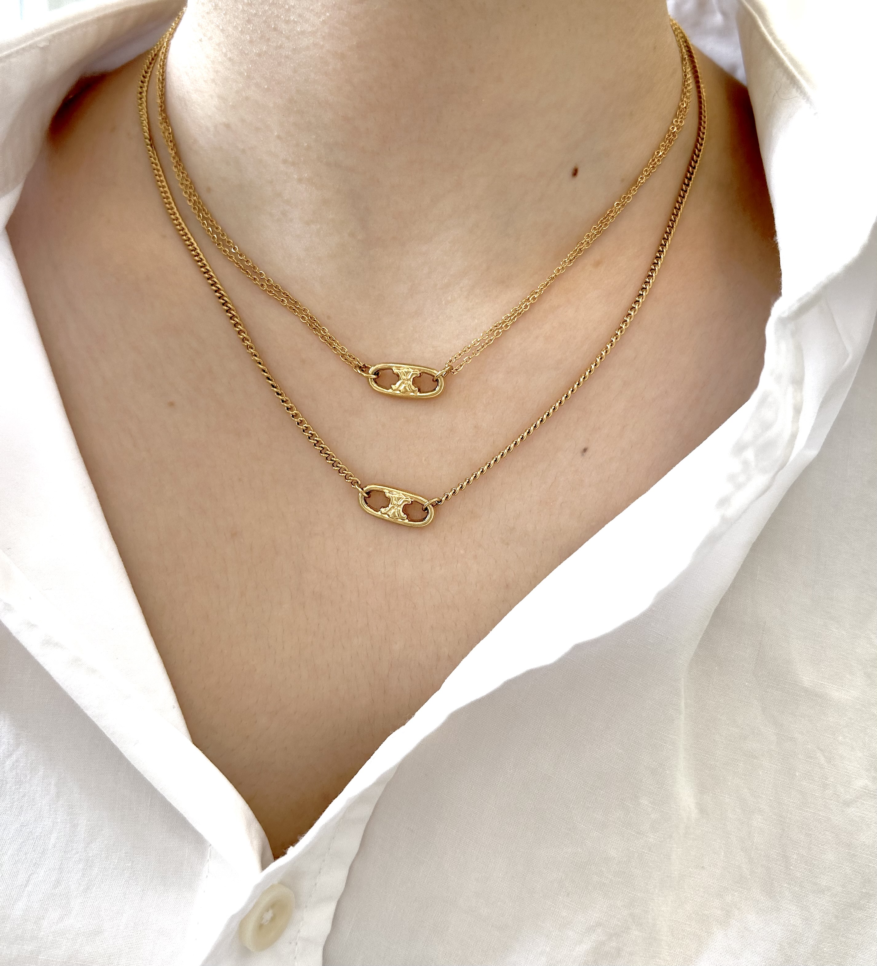 CELINE triomphe necklace