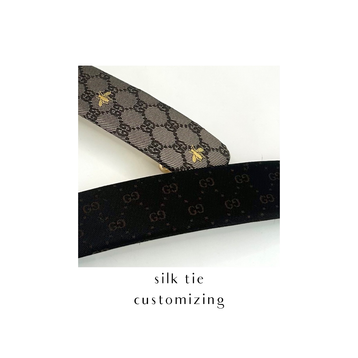 GUCCI GG bee silk hair clip no.77