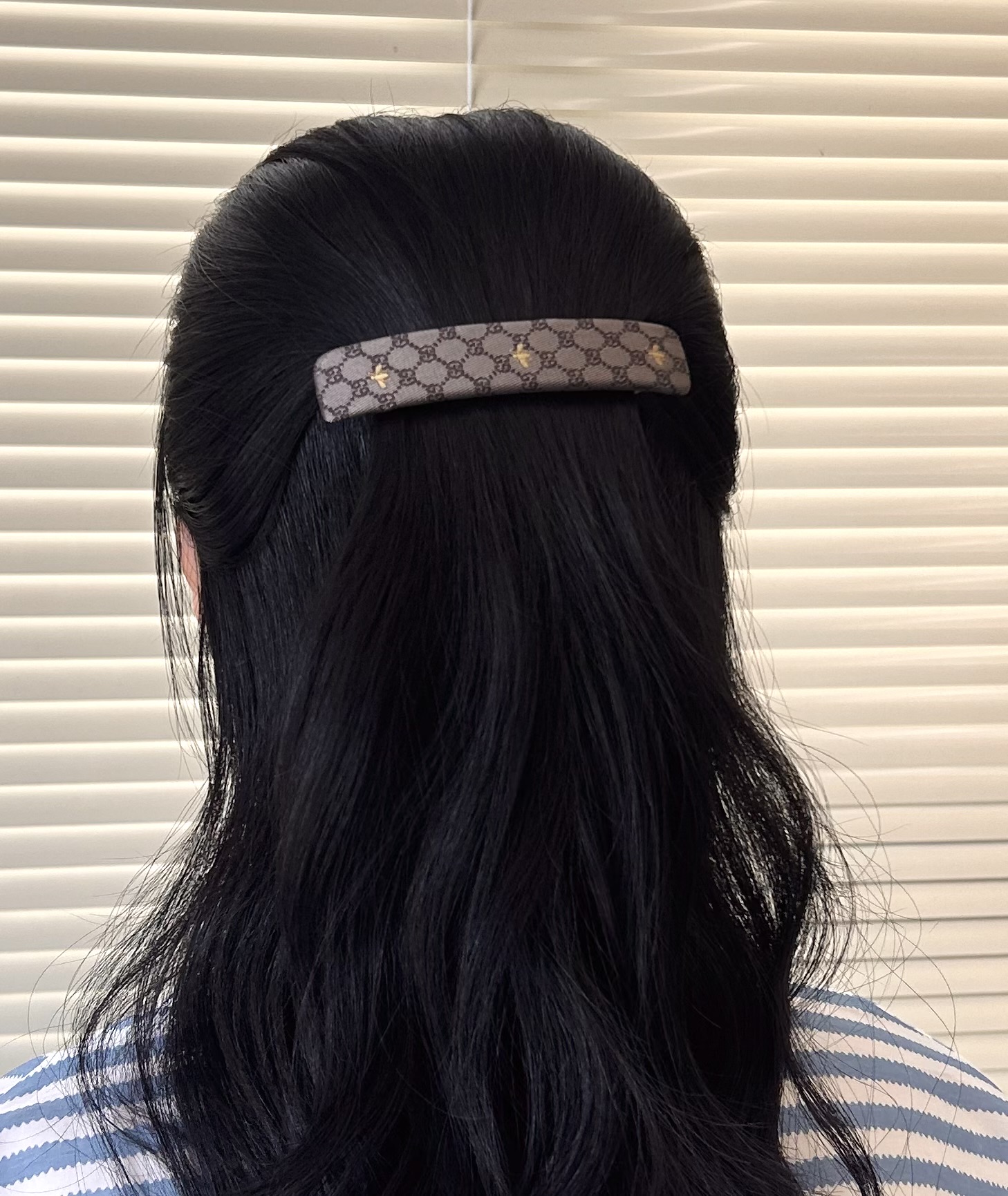 GUCCI GG bee silk hair clip no.77