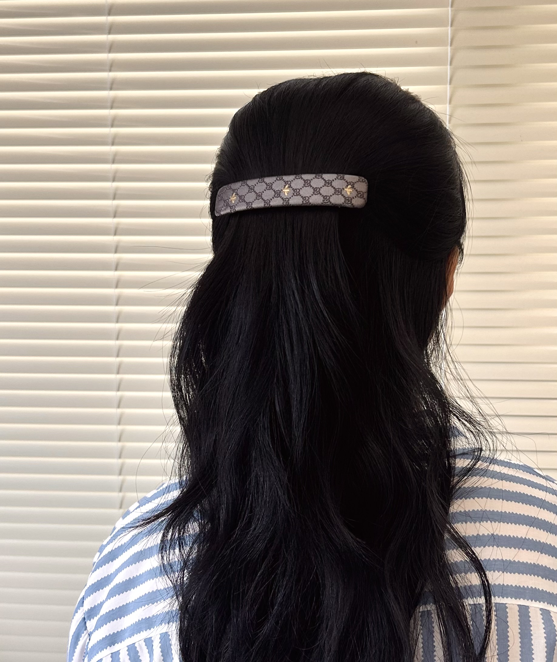 GUCCI GG bee silk hair clip no.77