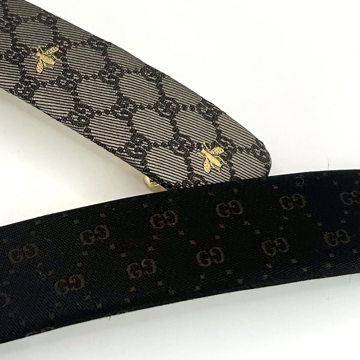 GUCCI GG classic silk hair clip no.78