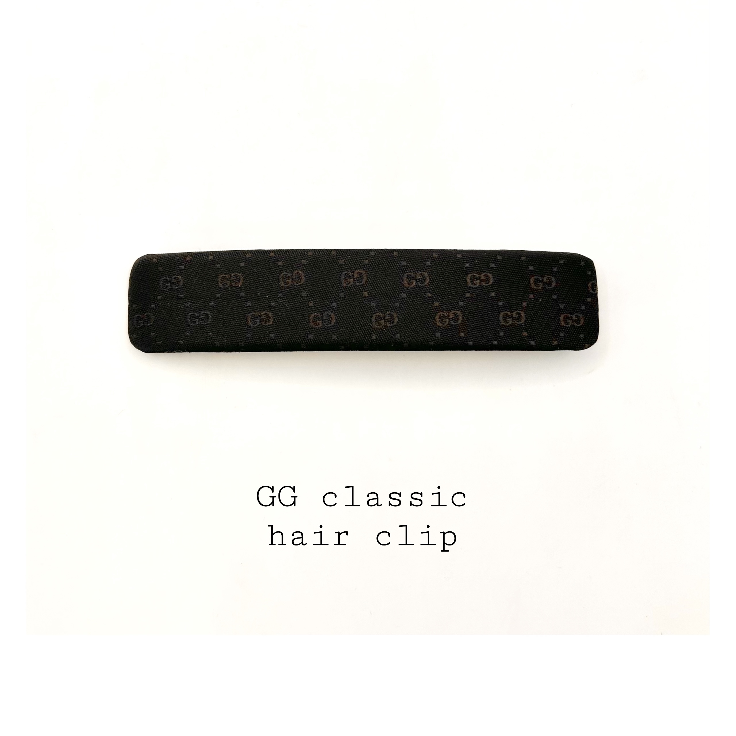 GUCCI GG classic silk hair clip no.78