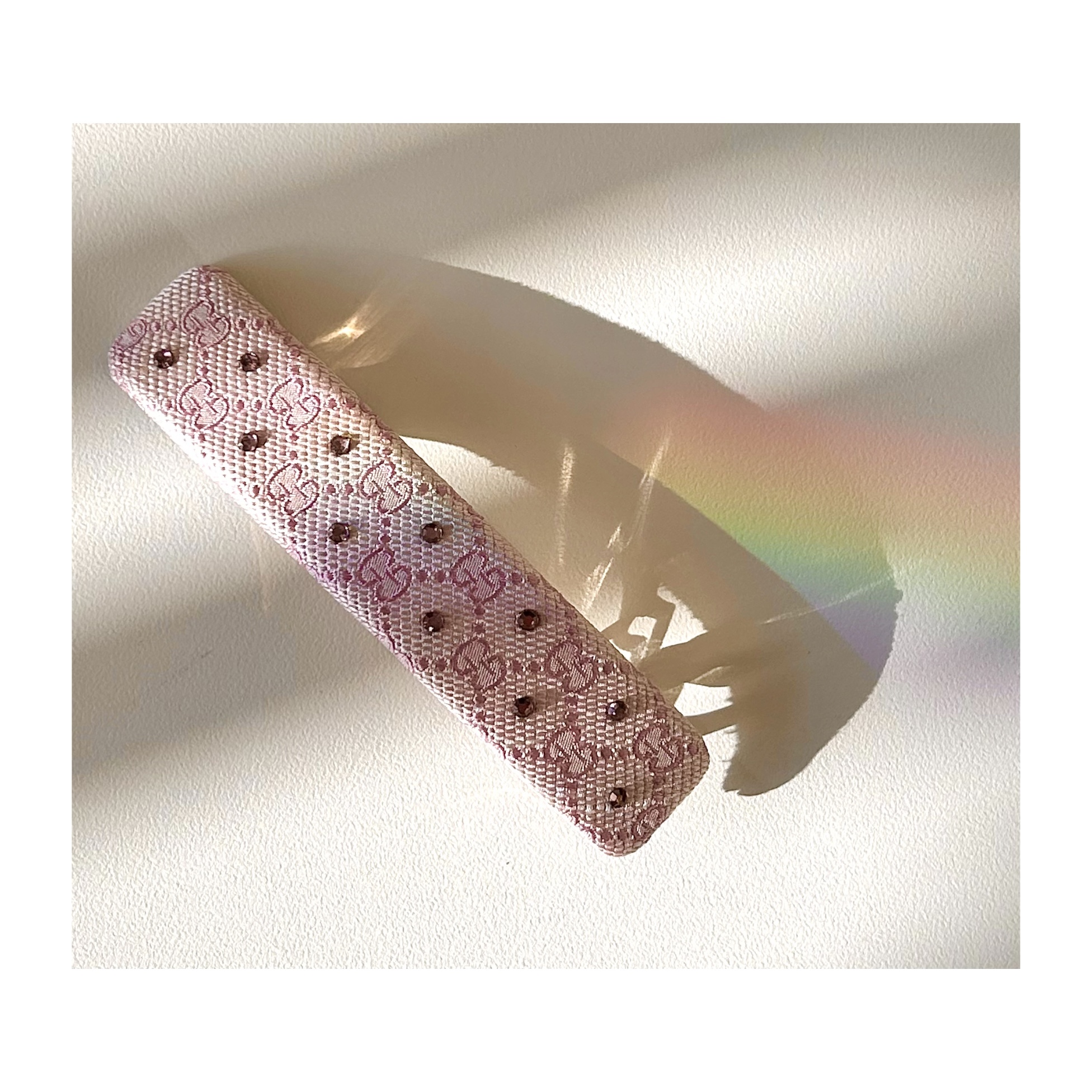 GUCCI pink GG hair band no.84
