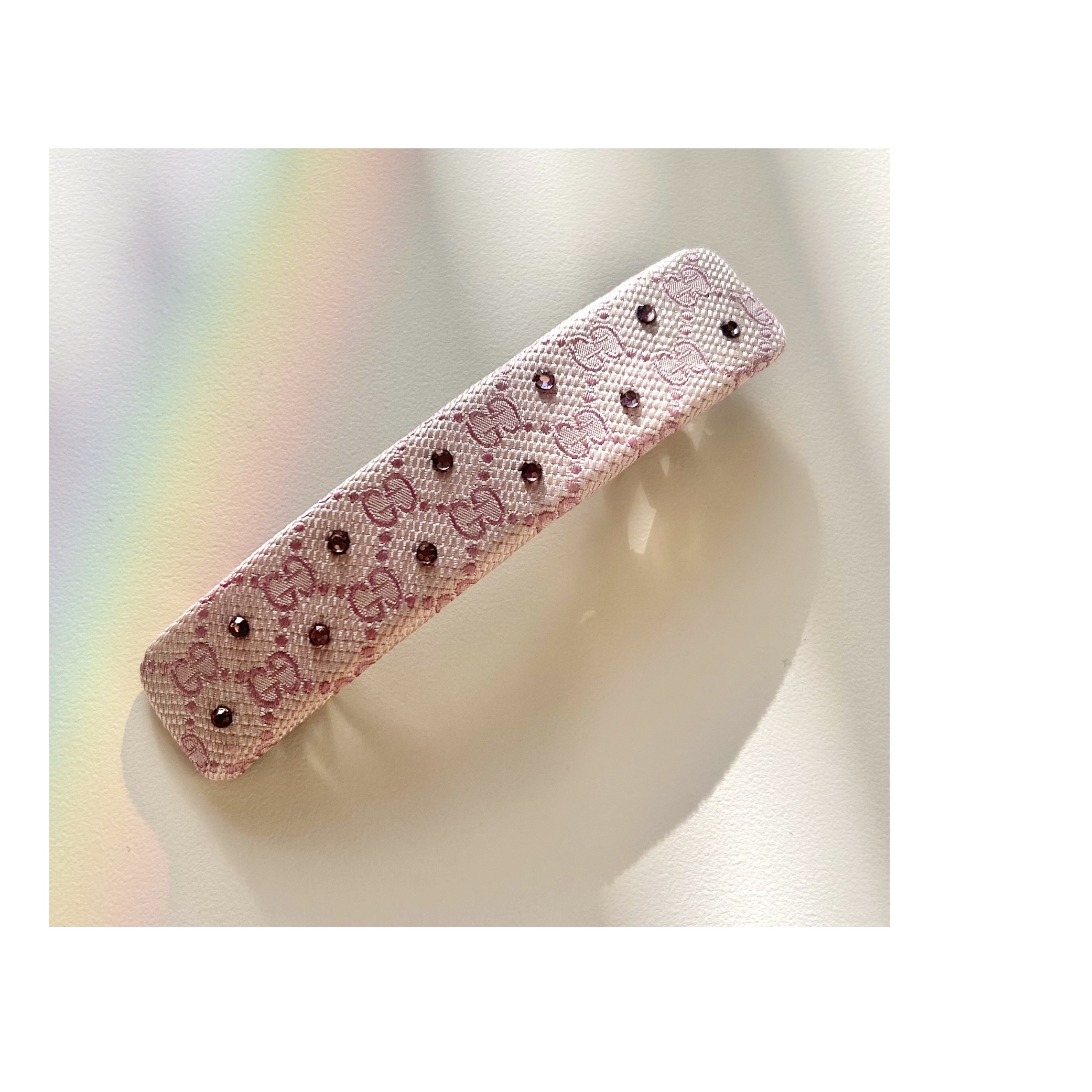GUCCI pink GG hair band no.84