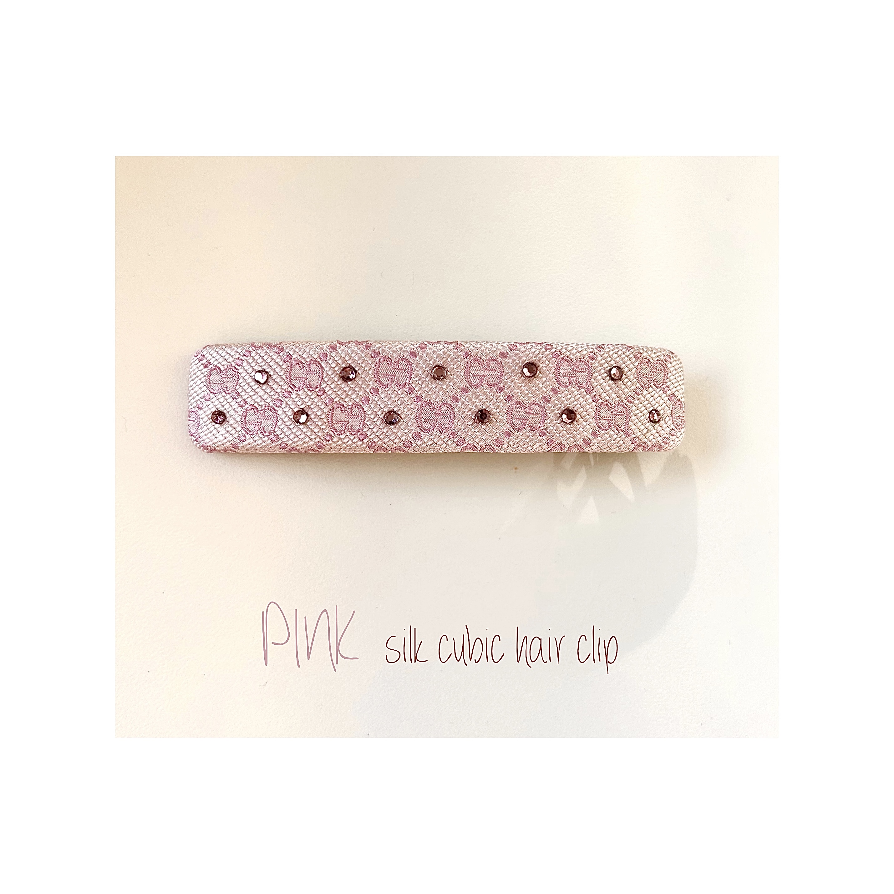 GUCCI pink GG hair band no.84