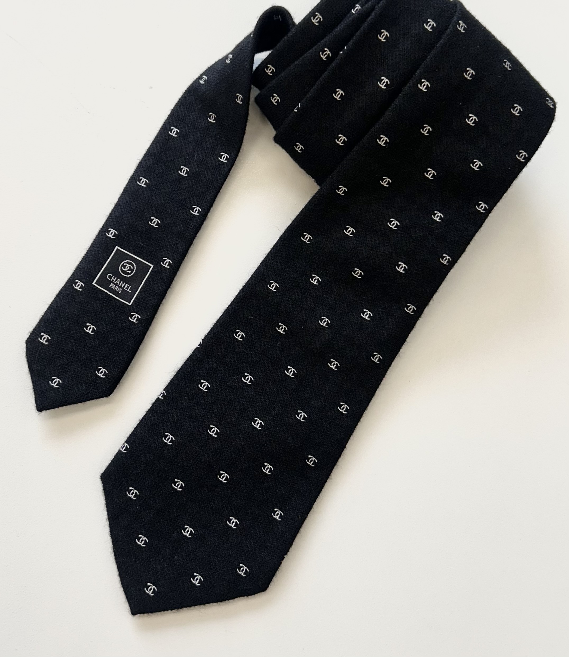 CHANEL silk cashmere cc hair band no.85
