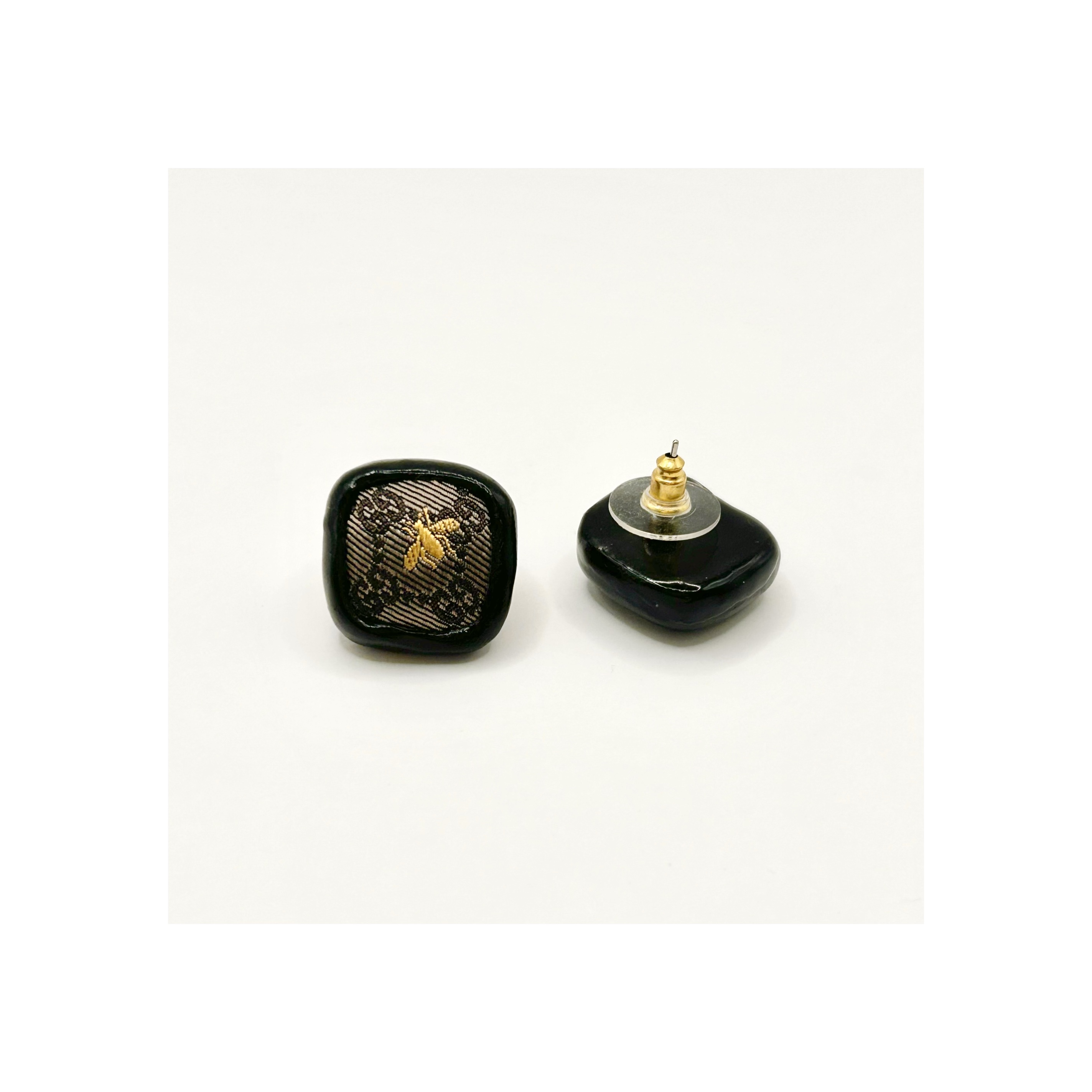 GUCCI GG bee silk earring no.61