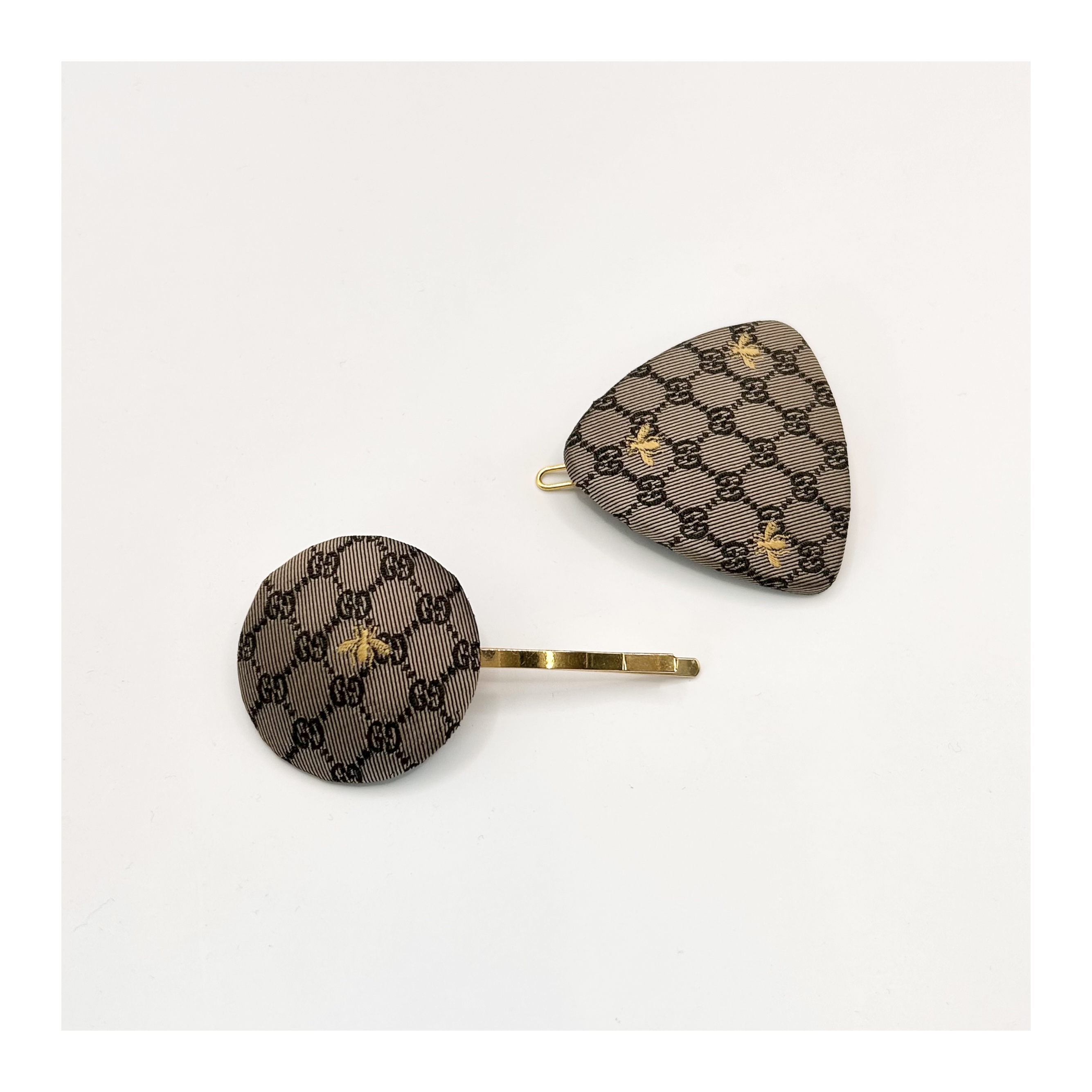 GUCCI GG bee silk hair pin no.82