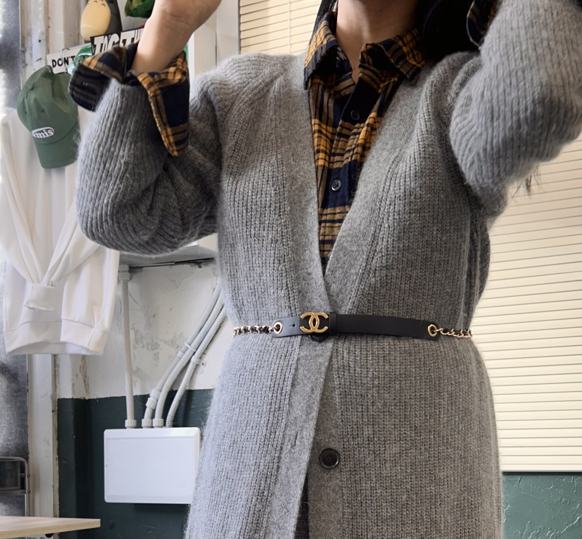 CHANEL hanger CC chain belt no.21