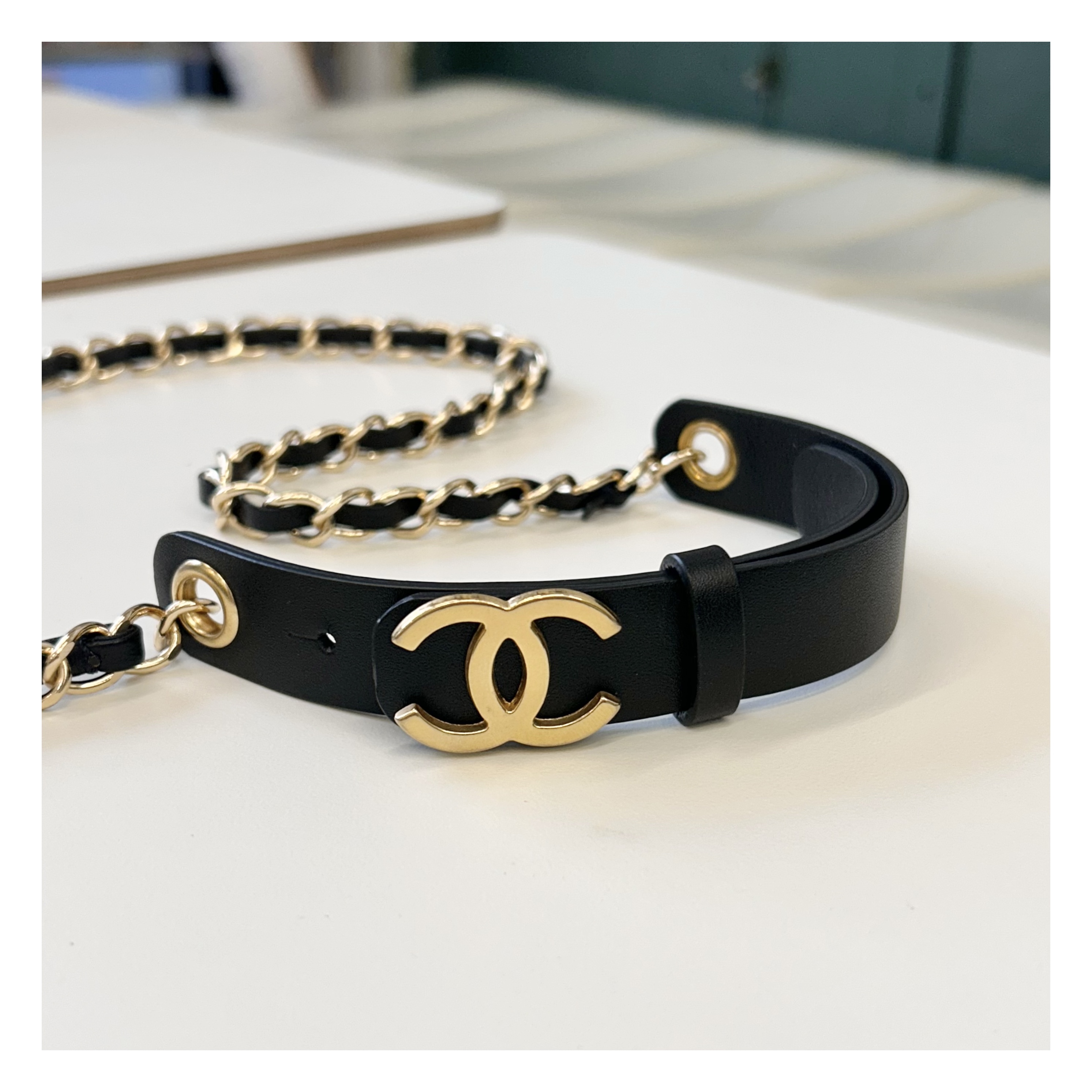 CHANEL hanger CC chain belt no.21
