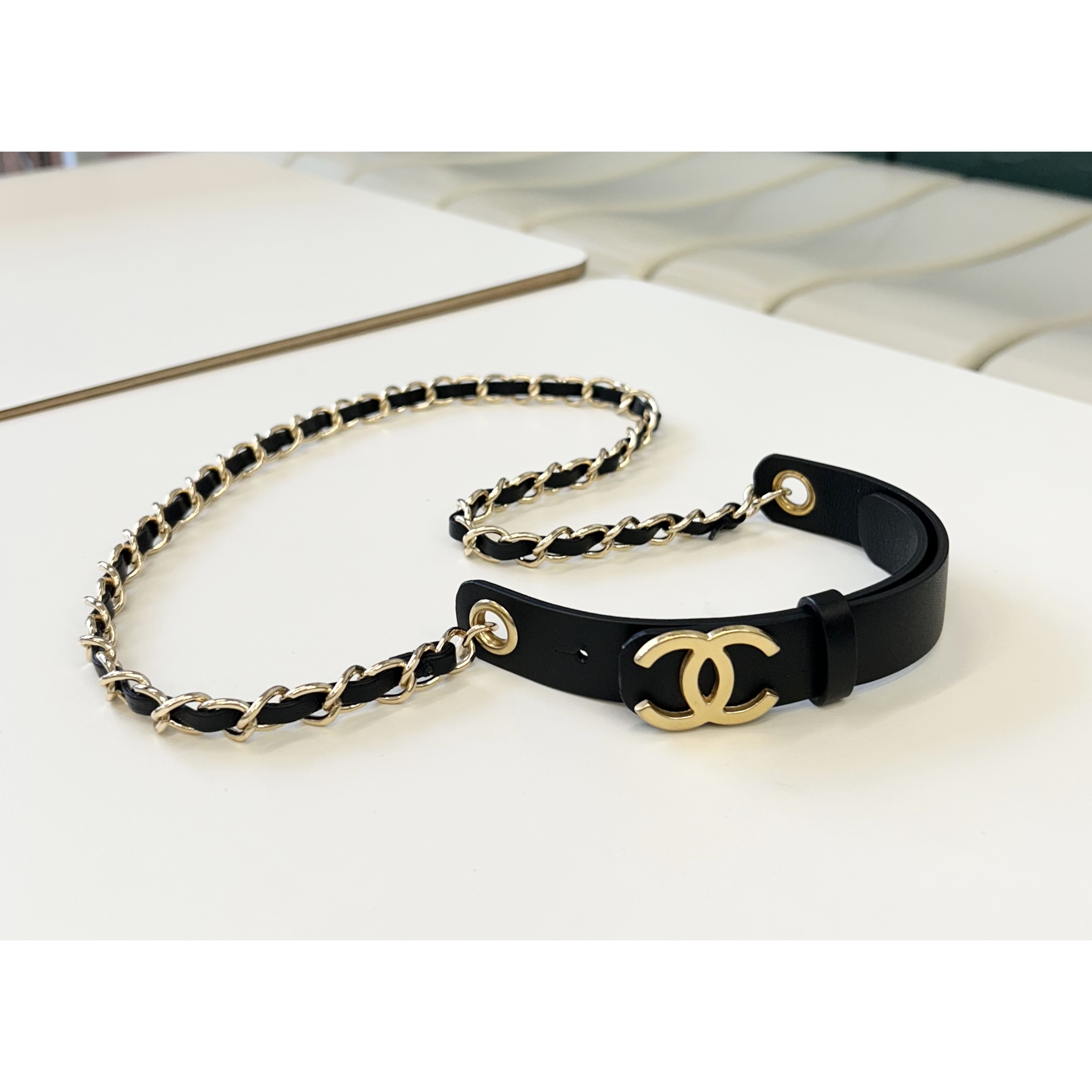 CHANEL hanger CC chain belt no.21