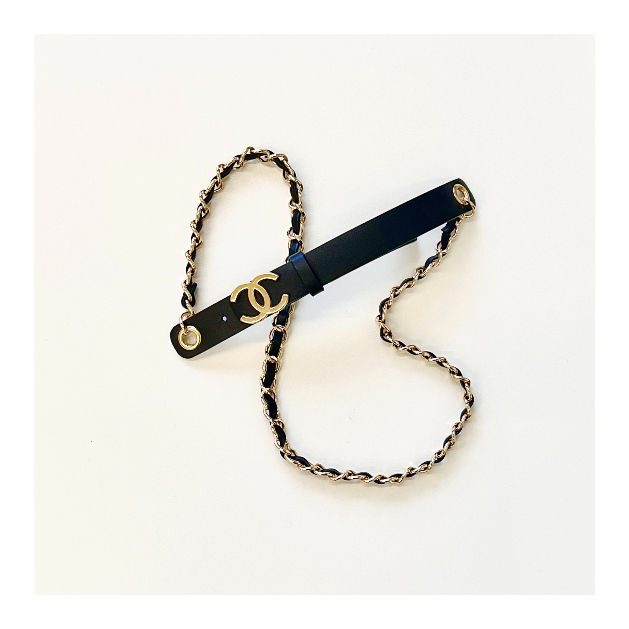CHANEL hanger CC chain belt no.21