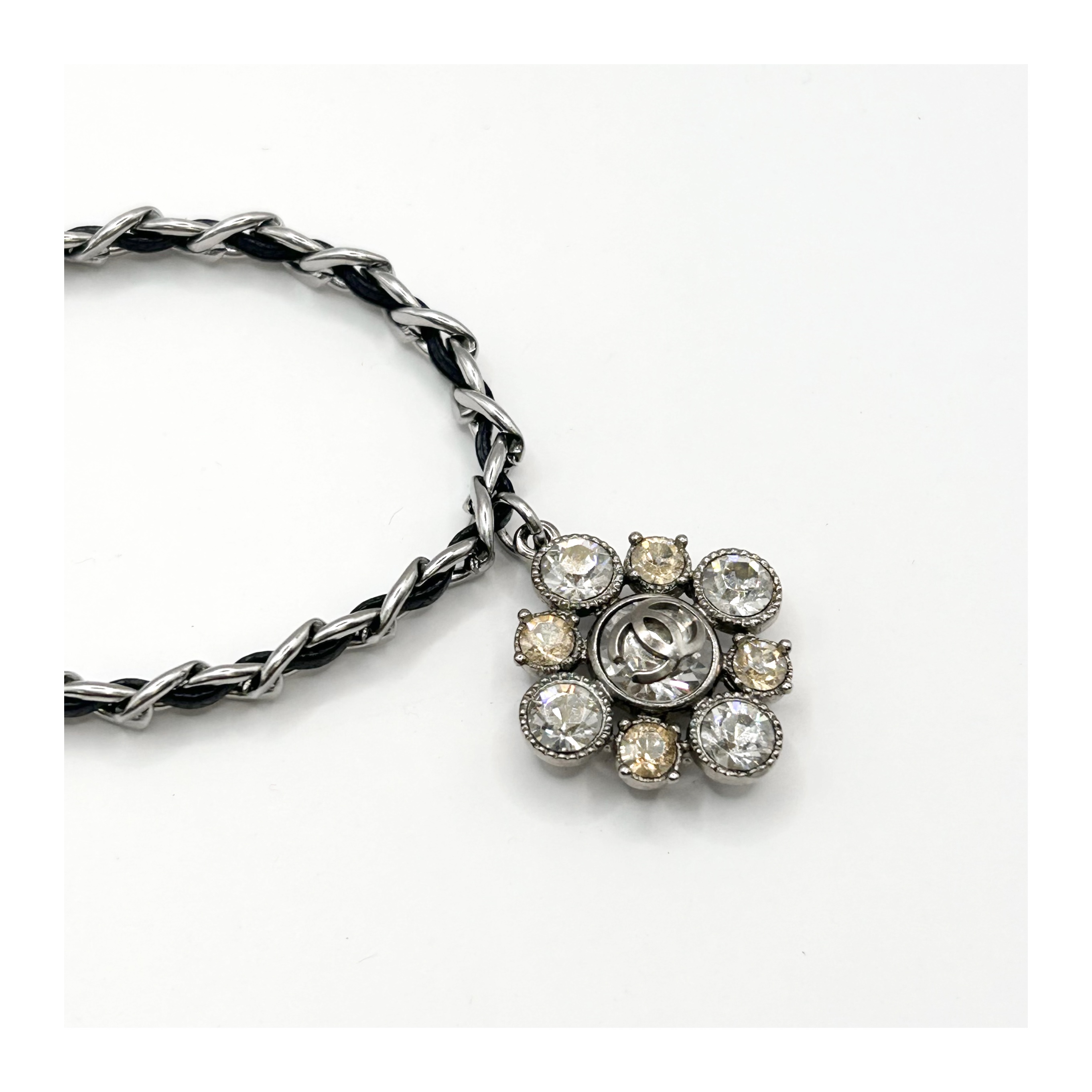 2008년도 CHANEL crystal CC pendant bracelet & necklace