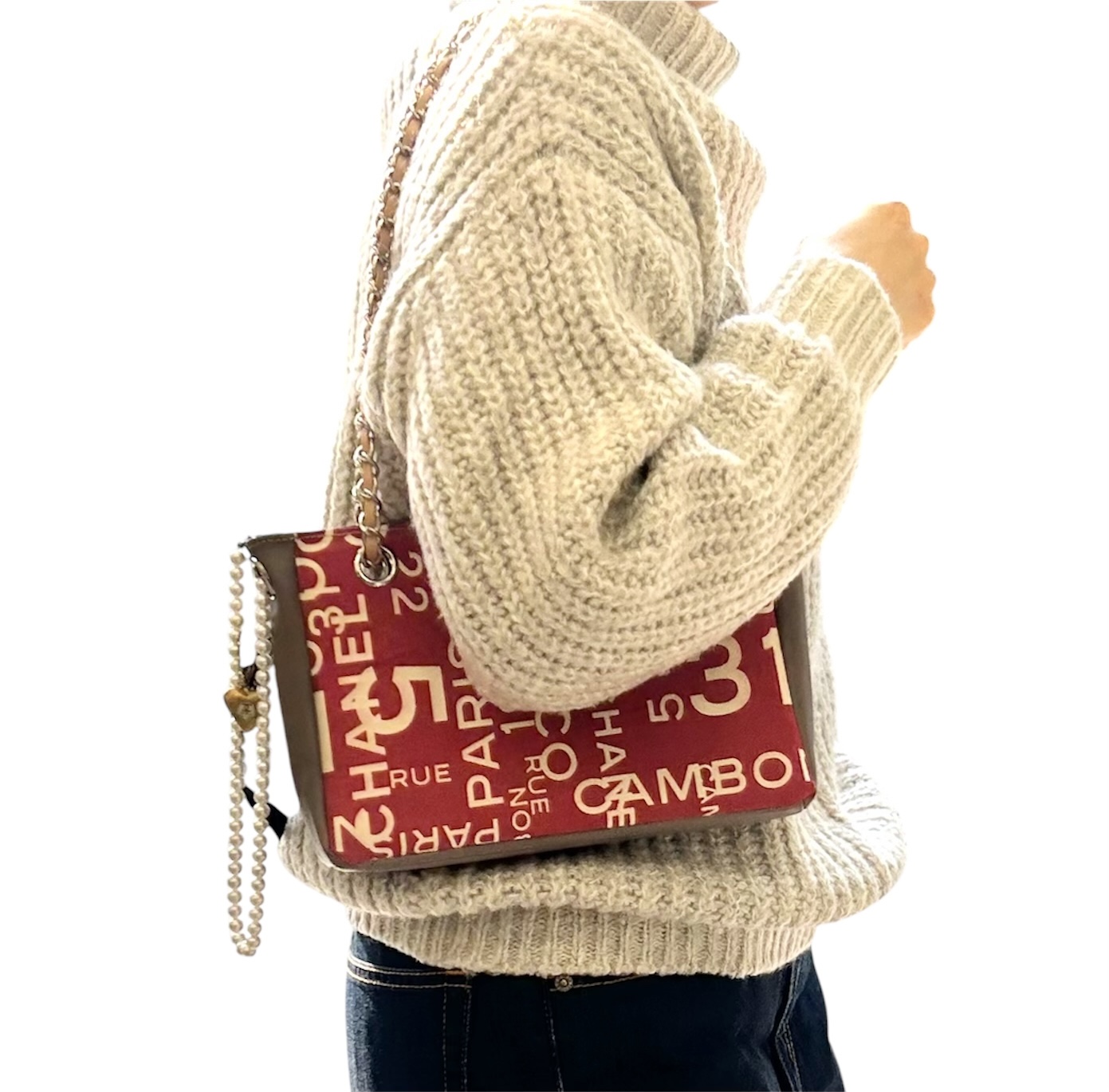 CHANEL 31 RUE CAMBON CANVAS customizing BAG