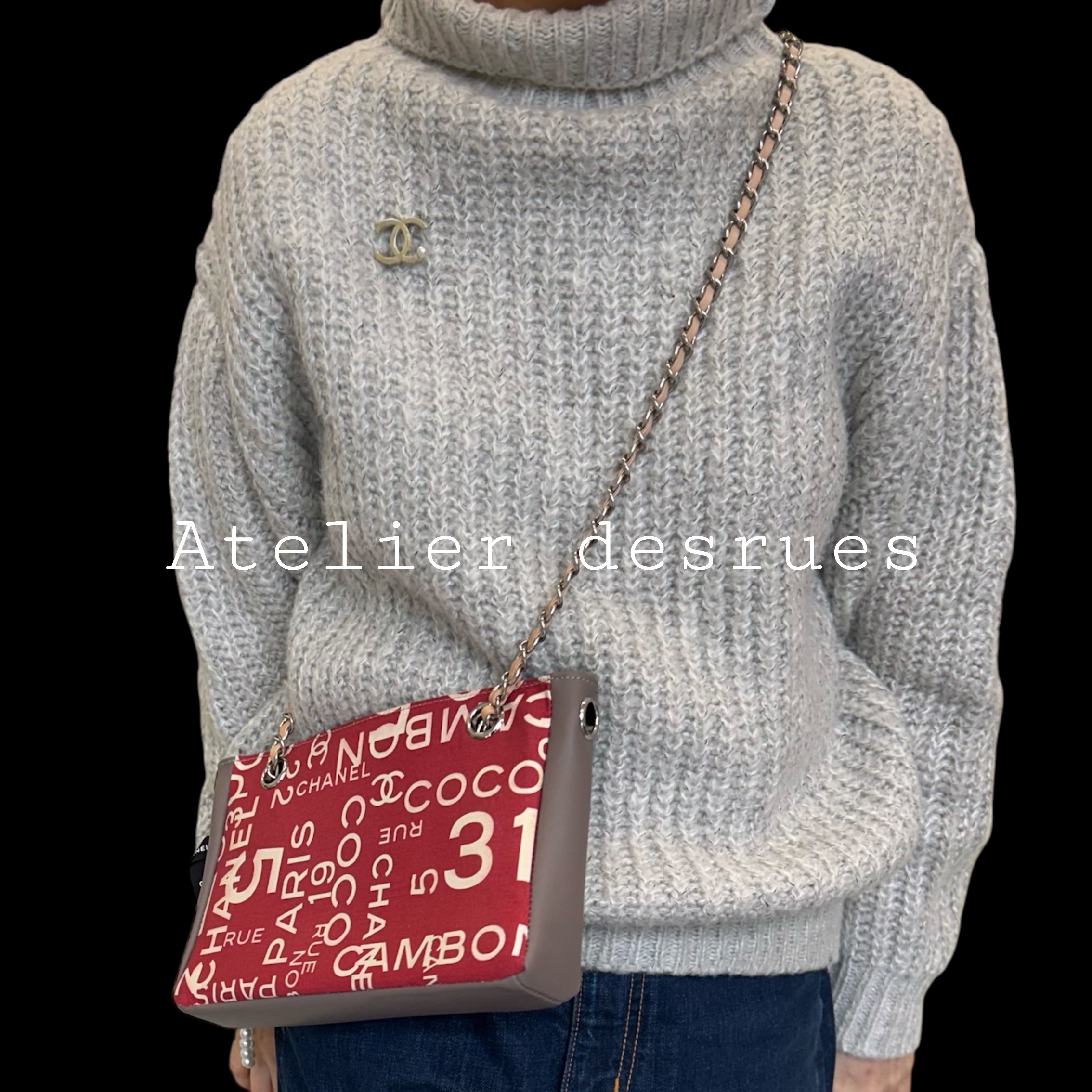 CHANEL 31 RUE CAMBON CANVAS customizing BAG