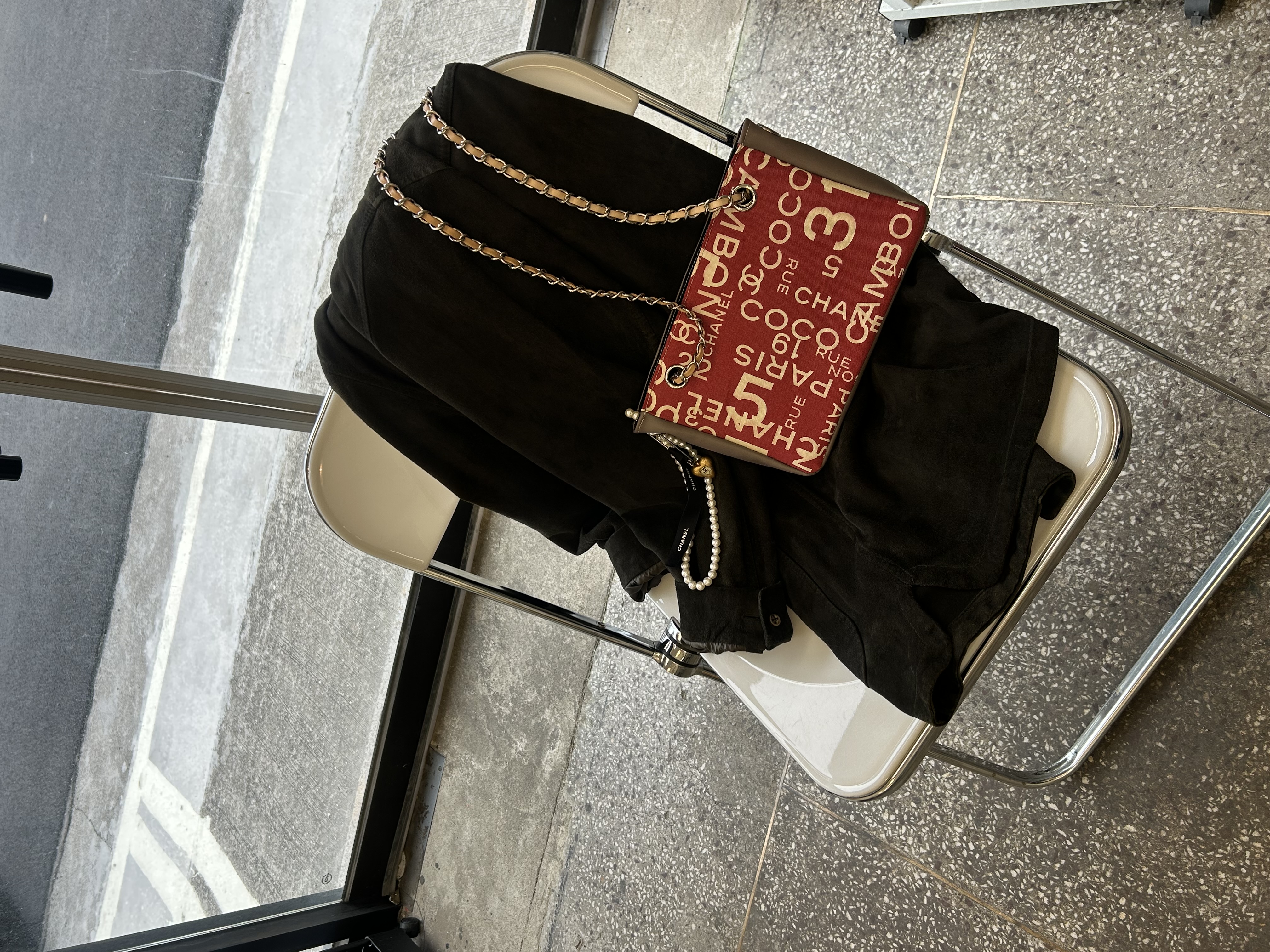 CHANEL 31 RUE CAMBON CANVAS customizing BAG