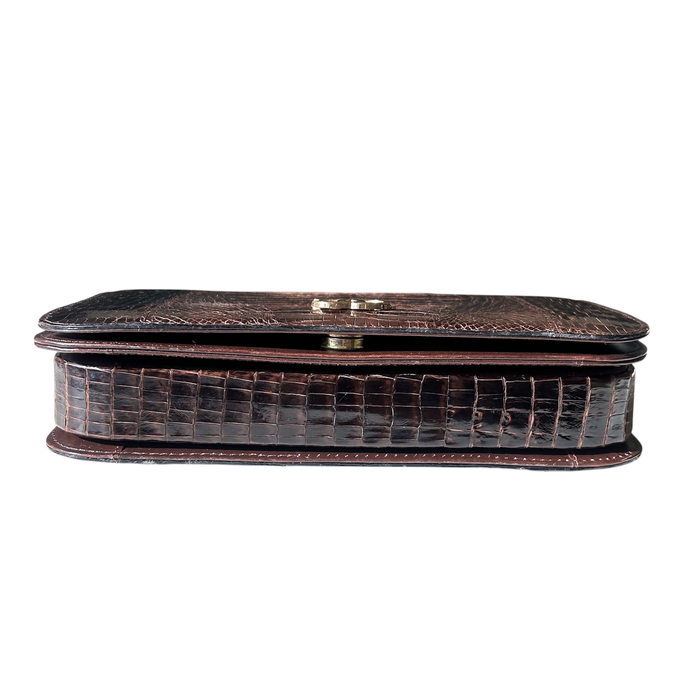GENUINE vintage crocodile bag X hanger CC objet no.50