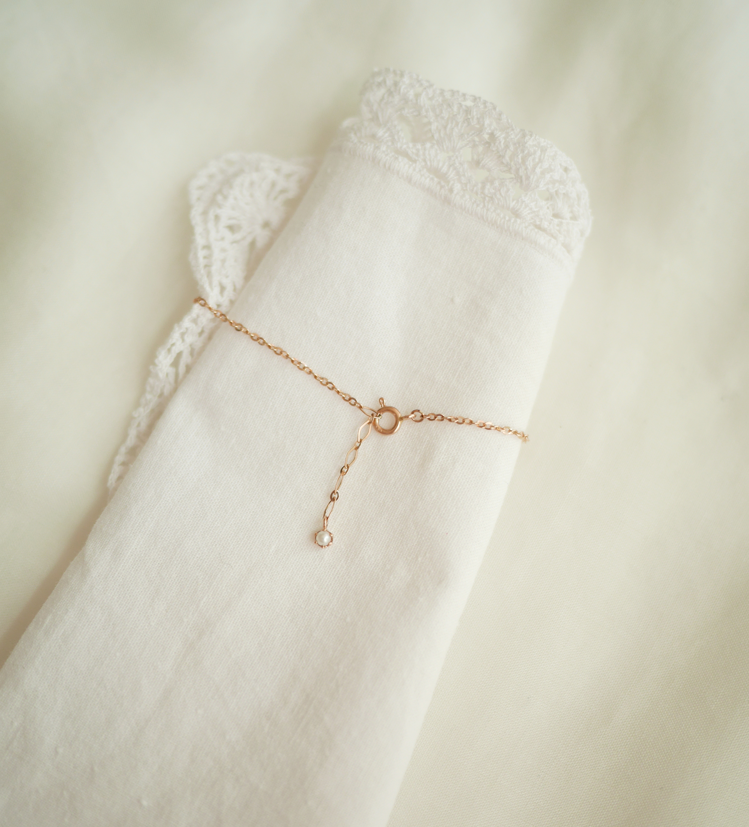 pearl charm bracelet