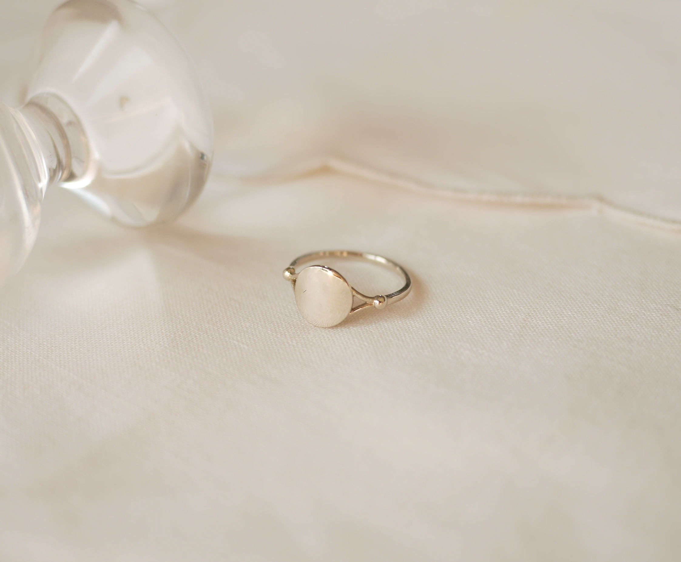 poetic signet ring