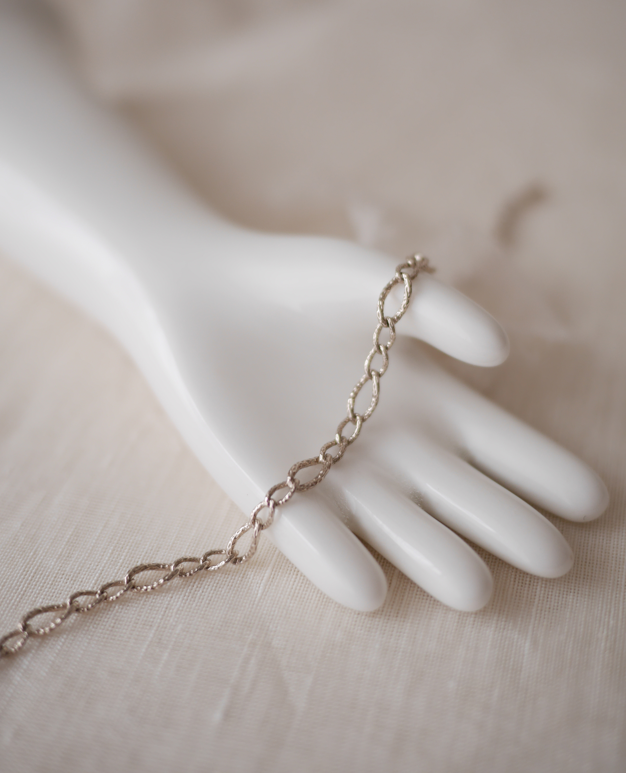 wooden textured bracelet