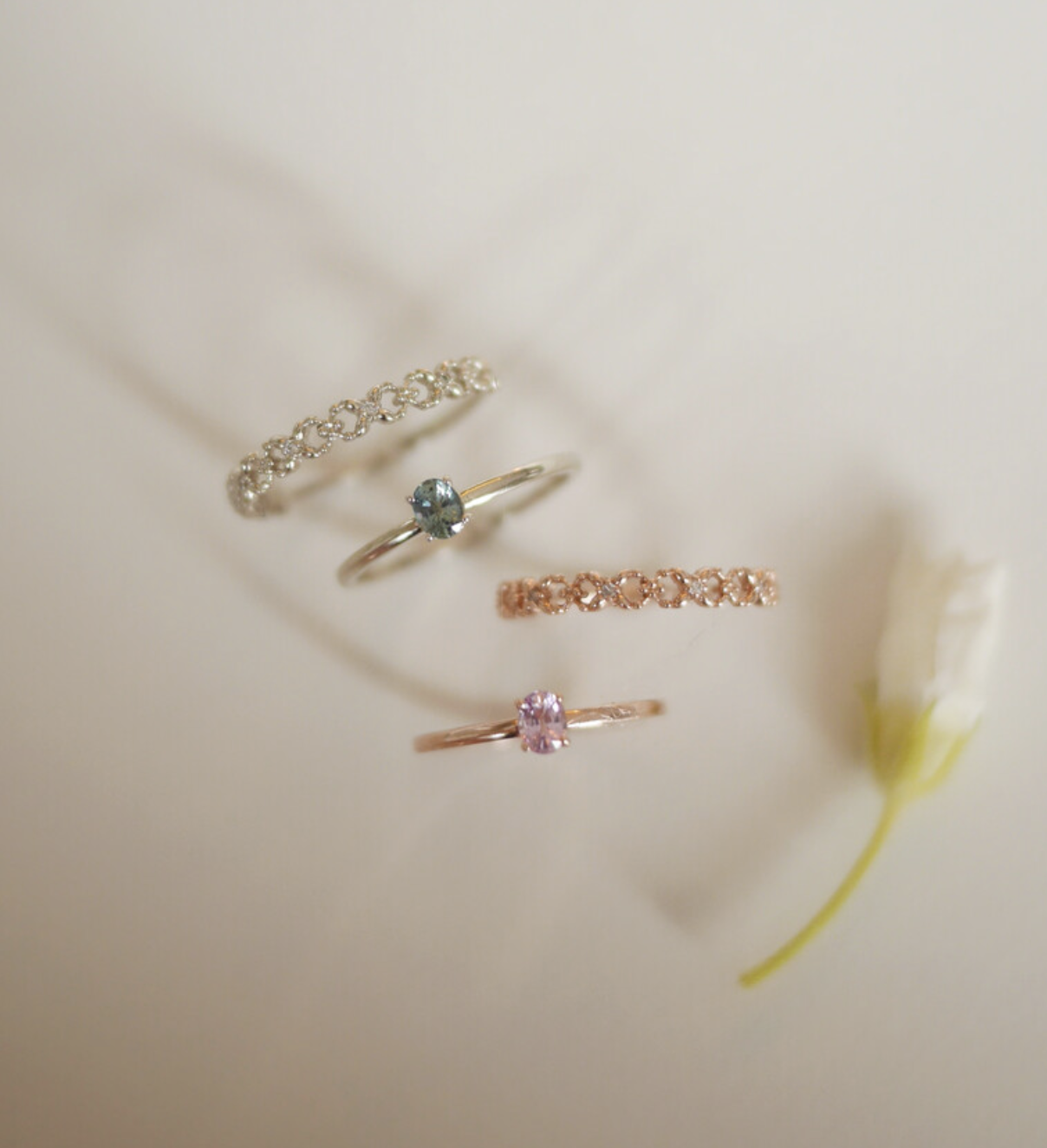 lilac petal ring