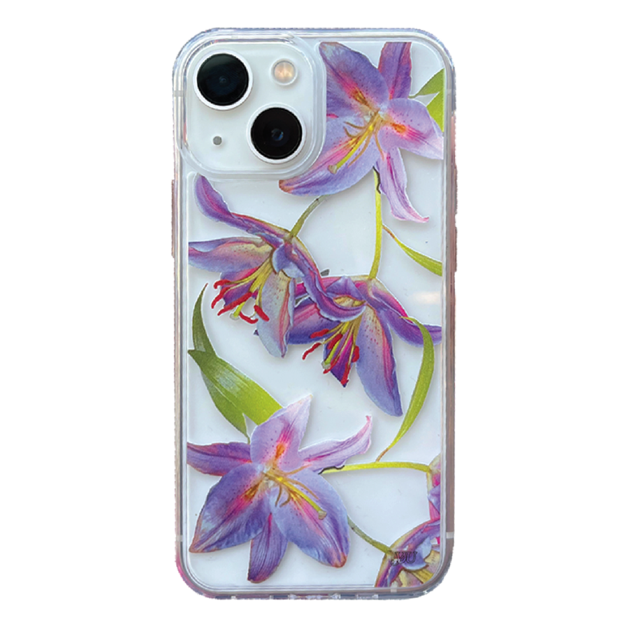 Midnight Lily Clear Case