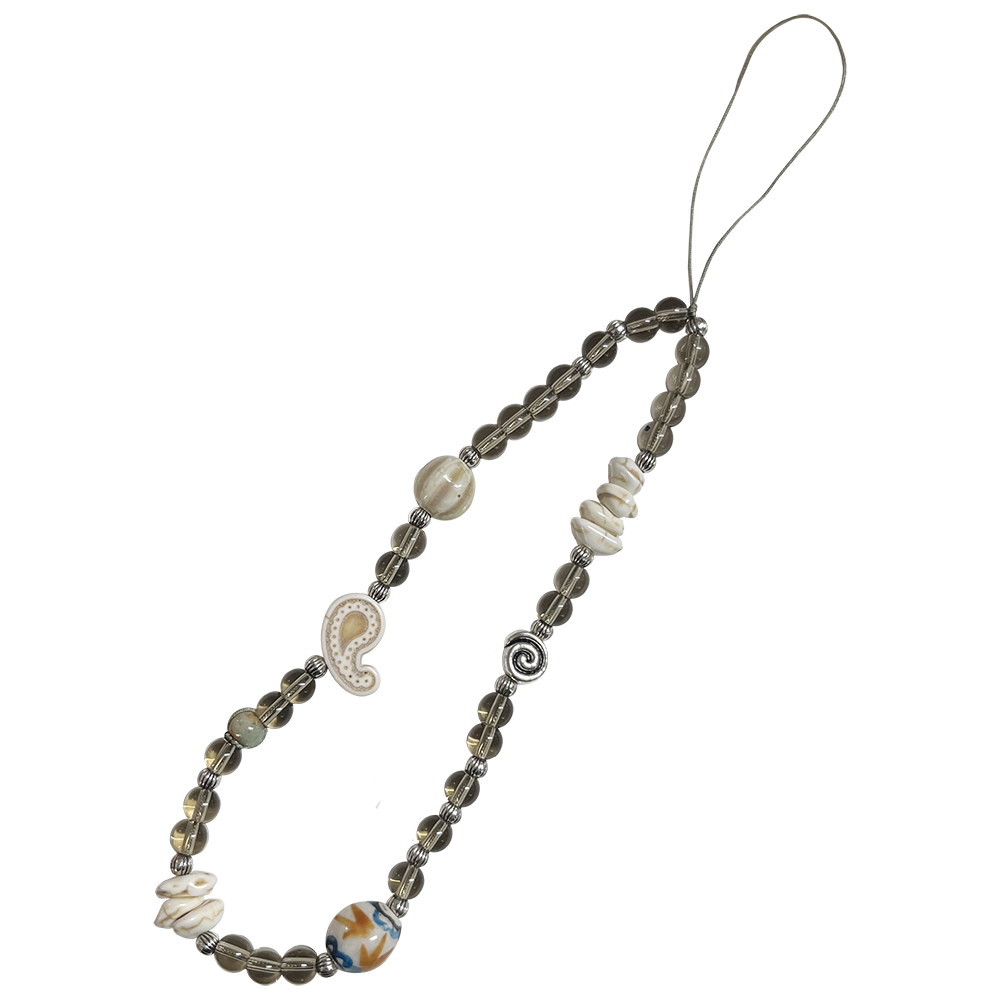 Brown Ethnic Stone Strap