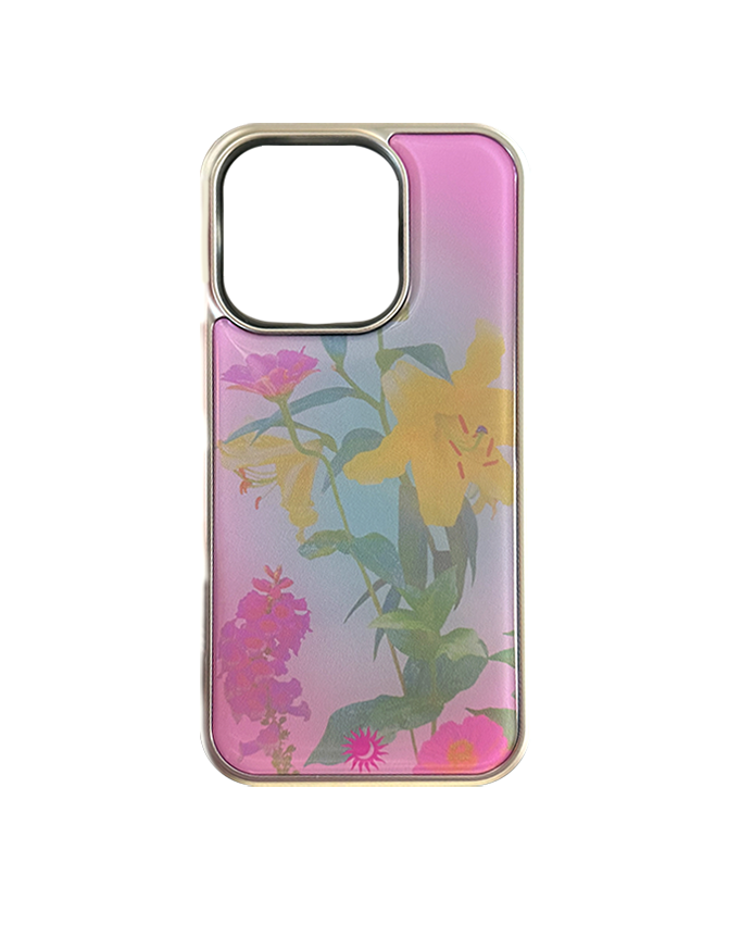 Dreamy Garden Silver Epoxy Case