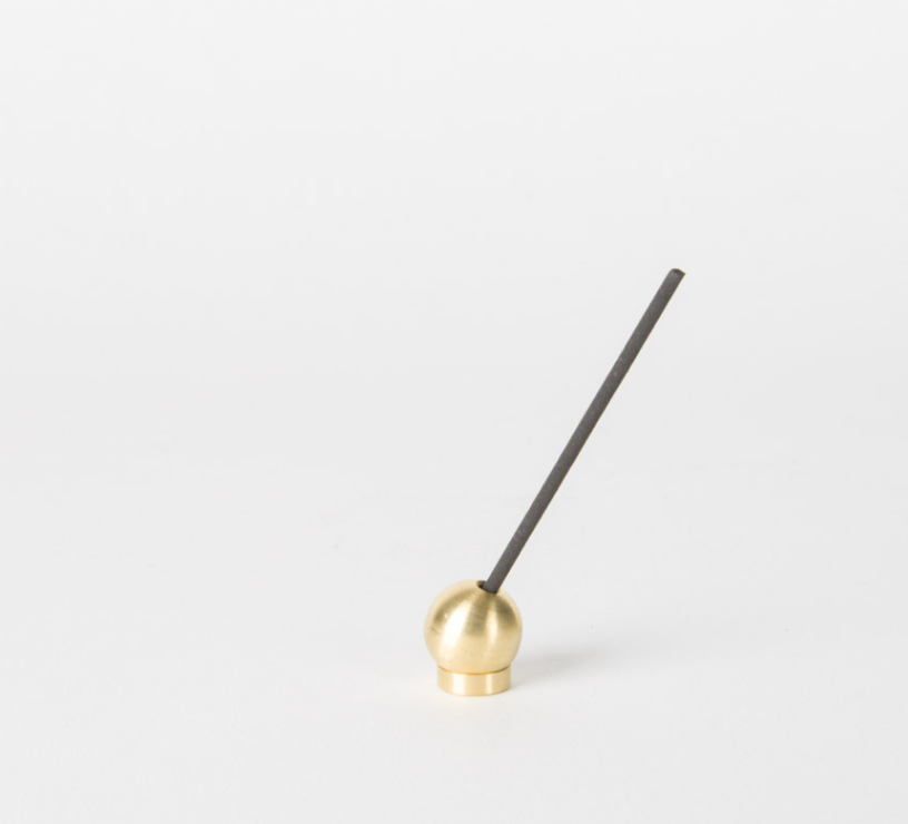스미타니 볼 인센스 홀더 - 골드 Sumitani Ball Incense Holder - Gold