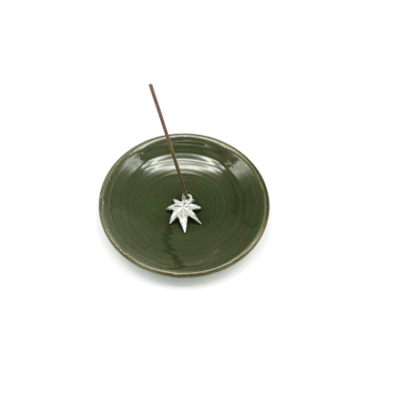 스미타니 인센스 홀더 - 단풍잎 Sumitani Incense Holder - Maple Leaf