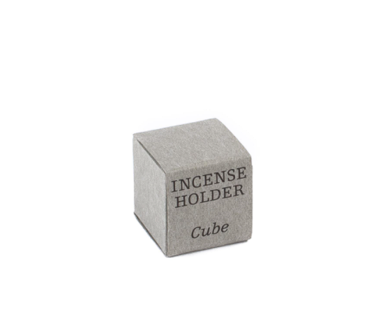 스미타니 큐브 인센스 홀더 - 실버(라지사이즈) Sumitani Cube Incense Holder - Silver